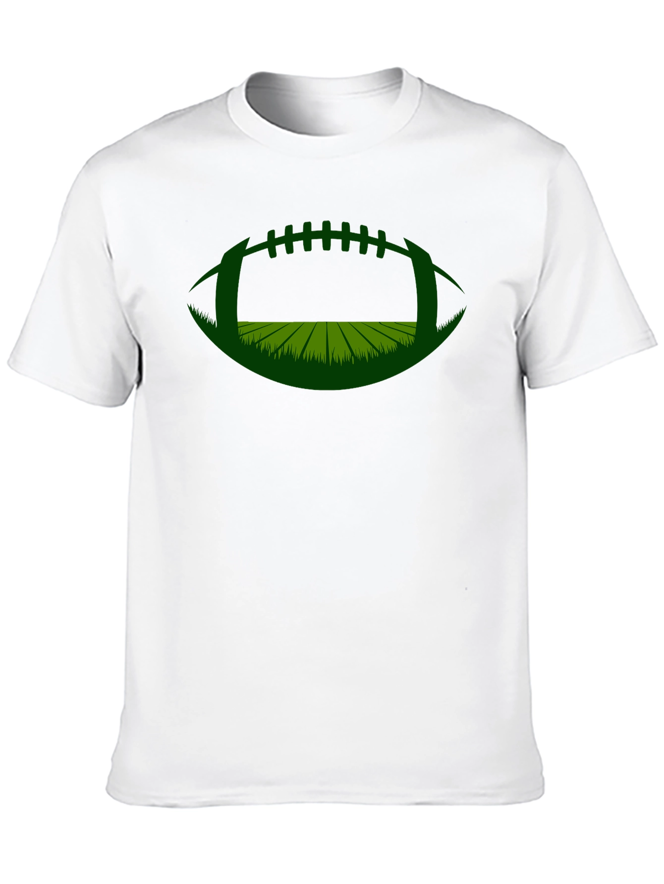 Football Field Graphic Tee - Game Day Ready