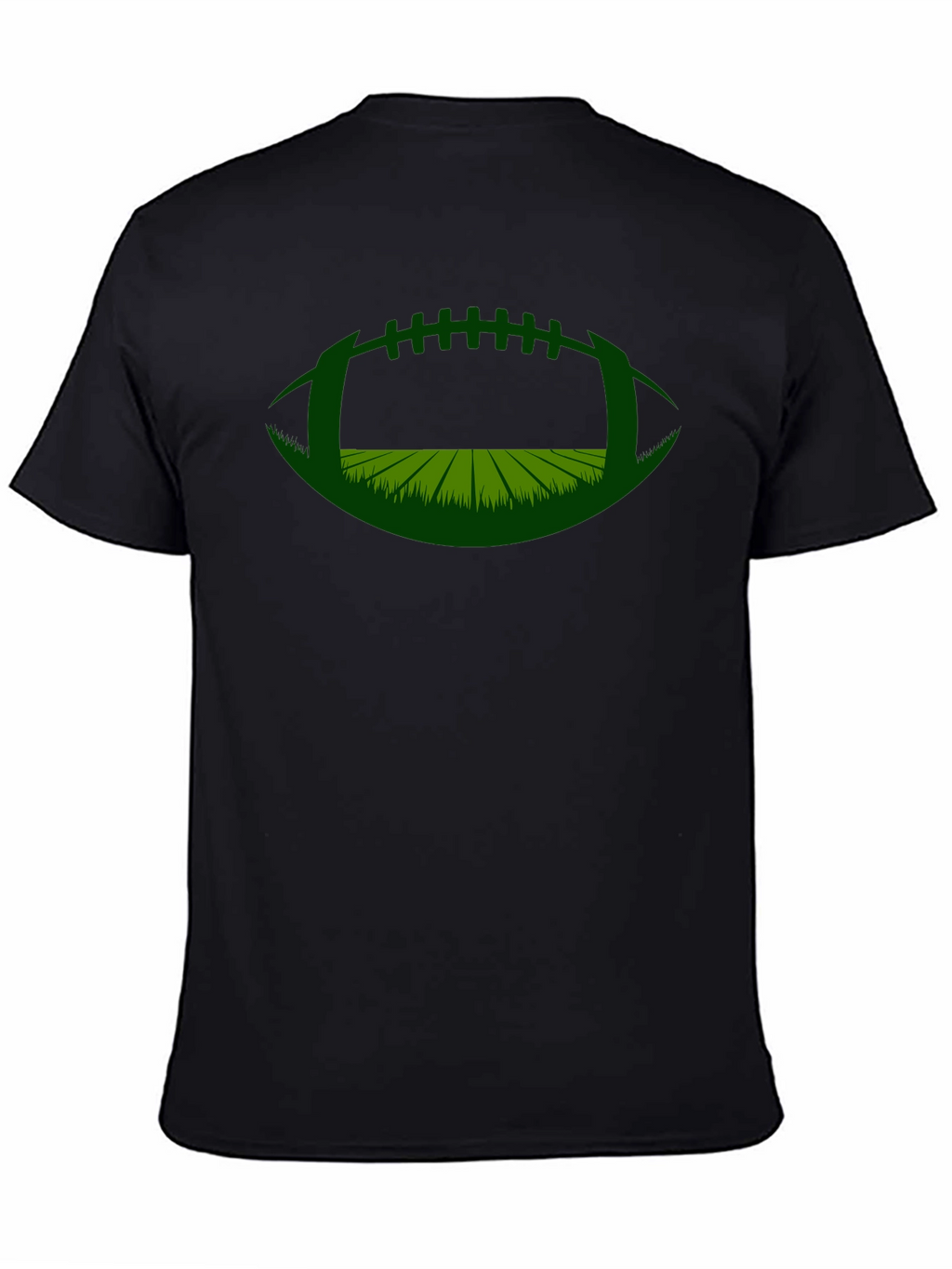 Football Field Graphic Tee - Game Day Ready