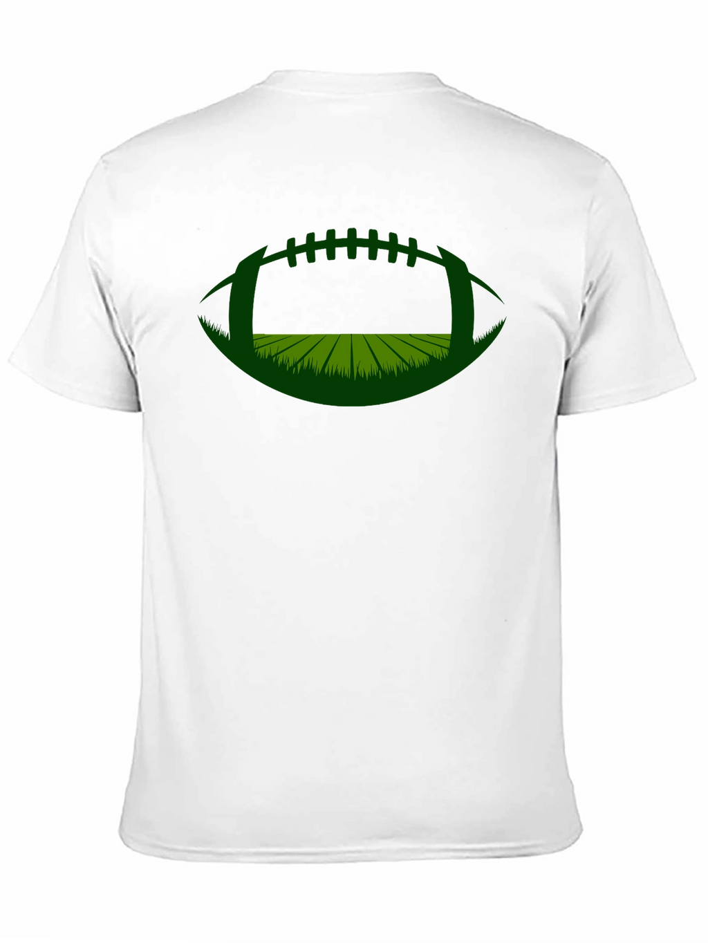 Football Field Graphic Tee - Game Day Ready