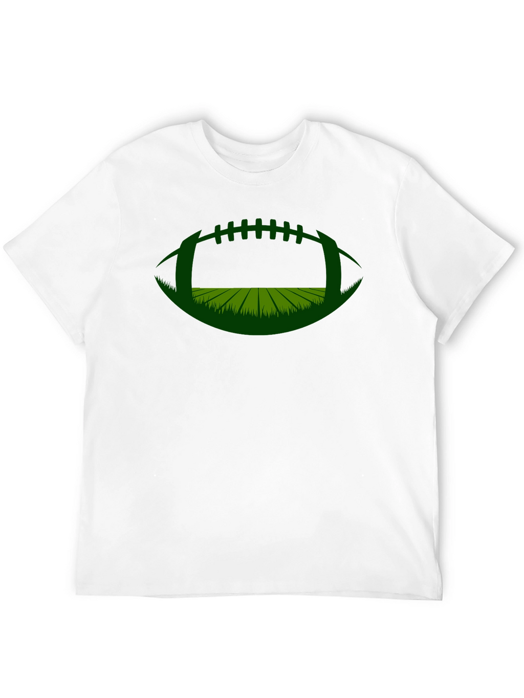 Football Field Graphic Tee - Game Day Ready