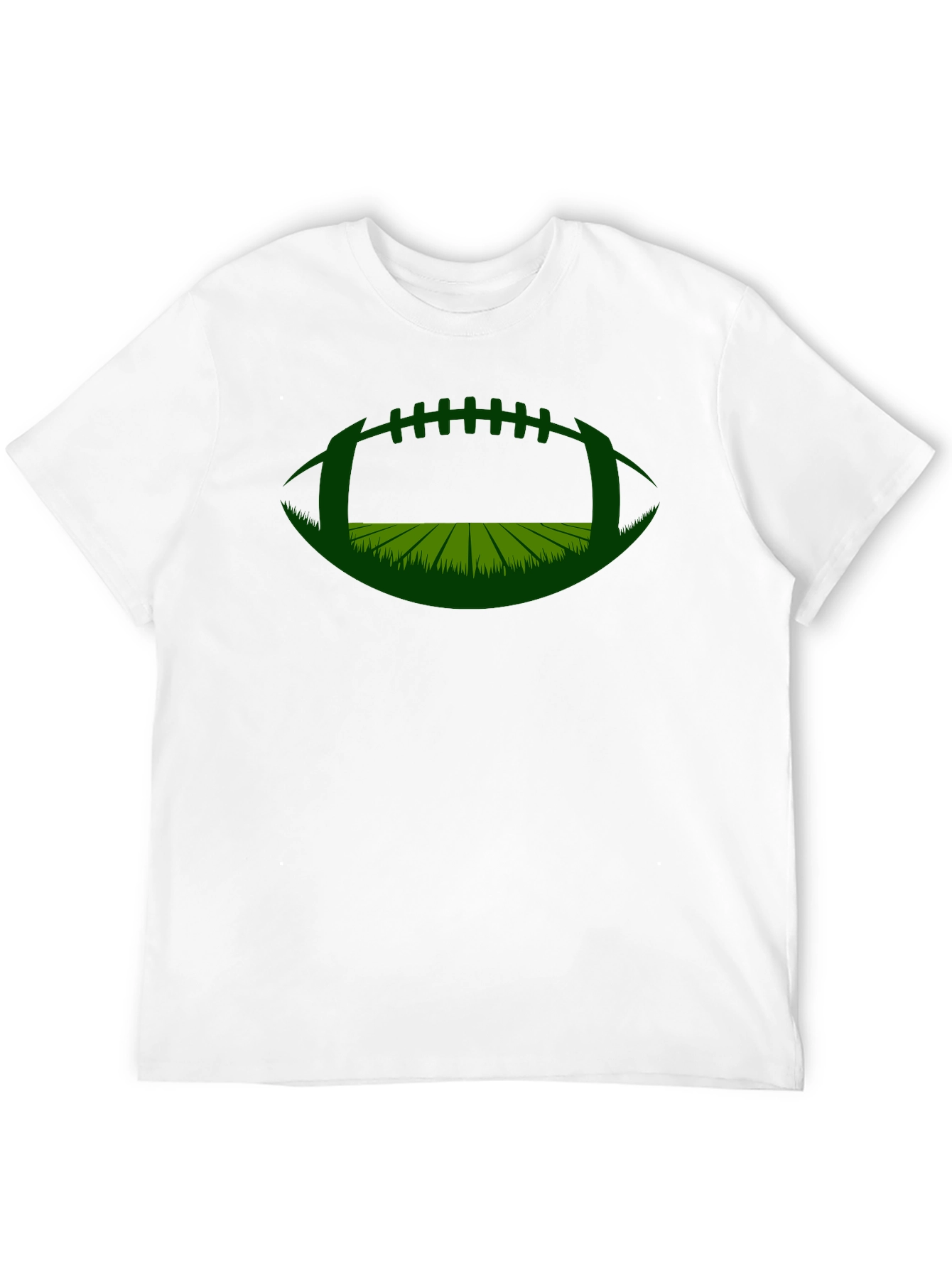 Football Field Graphic Tee - Game Day Ready