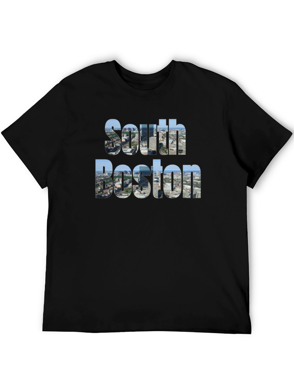 South Boston Skyline Graphic T-Shirt