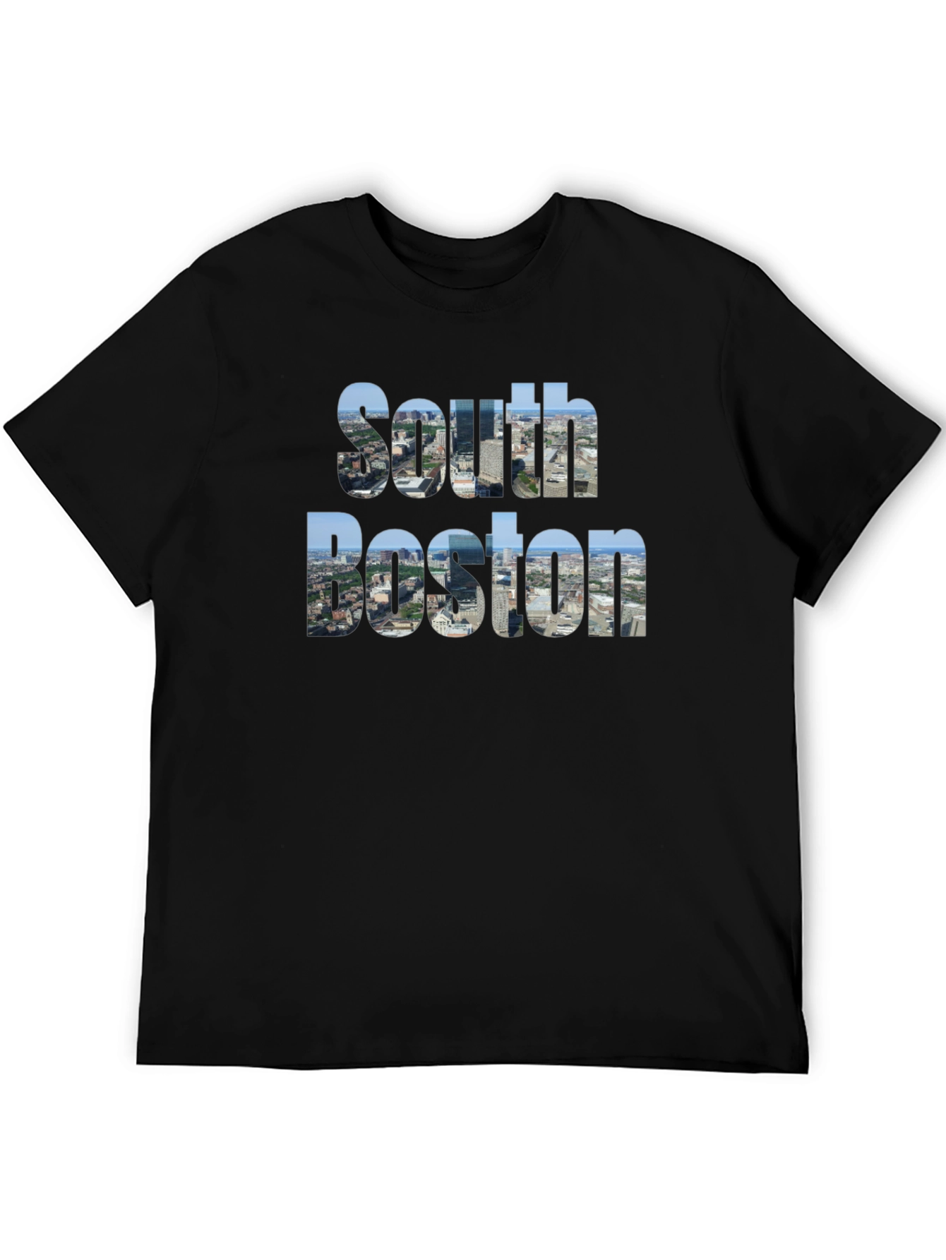 South Boston Skyline Graphic T-Shirt