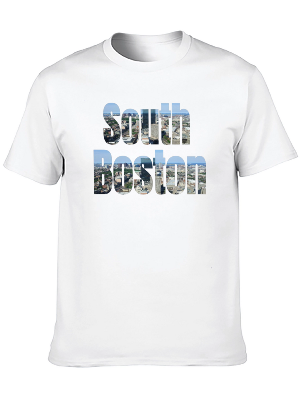 South Boston Skyline Graphic T-Shirt