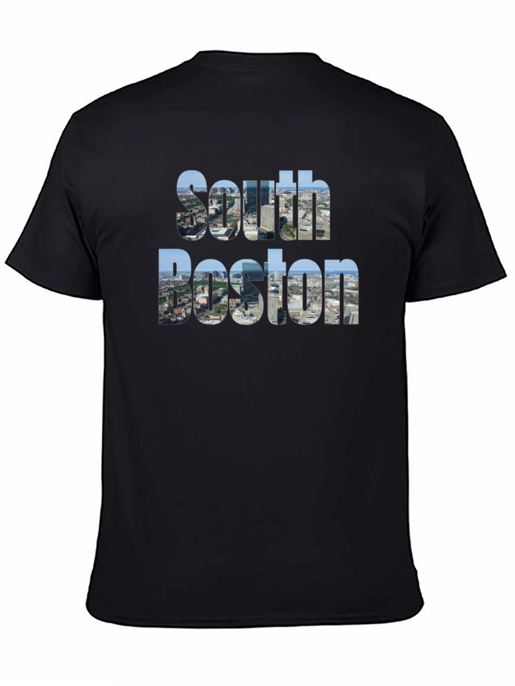 South Boston Skyline Graphic T-Shirt