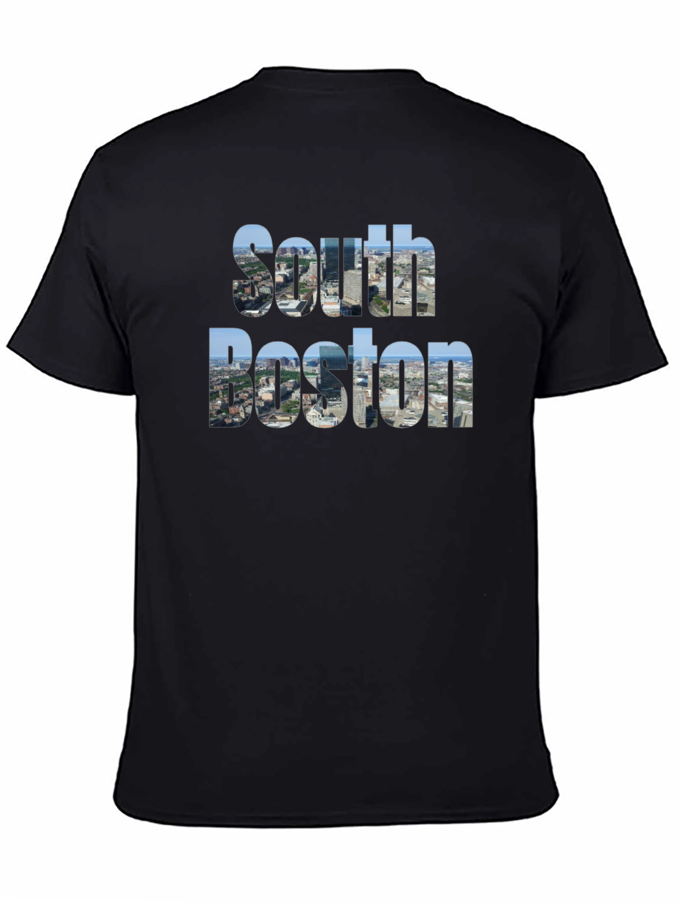 South Boston Skyline Graphic T-Shirt