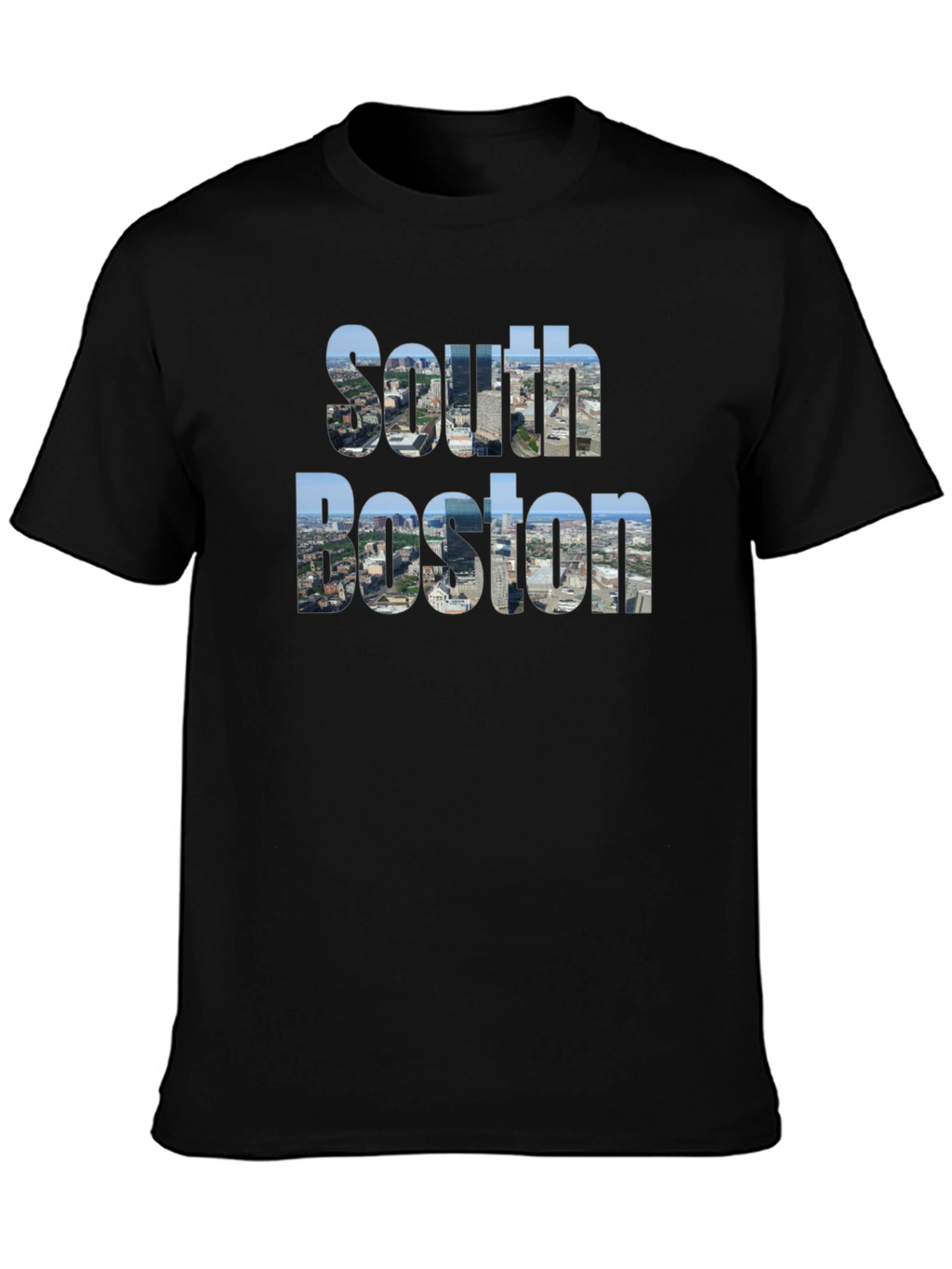 South Boston Skyline Graphic T-Shirt