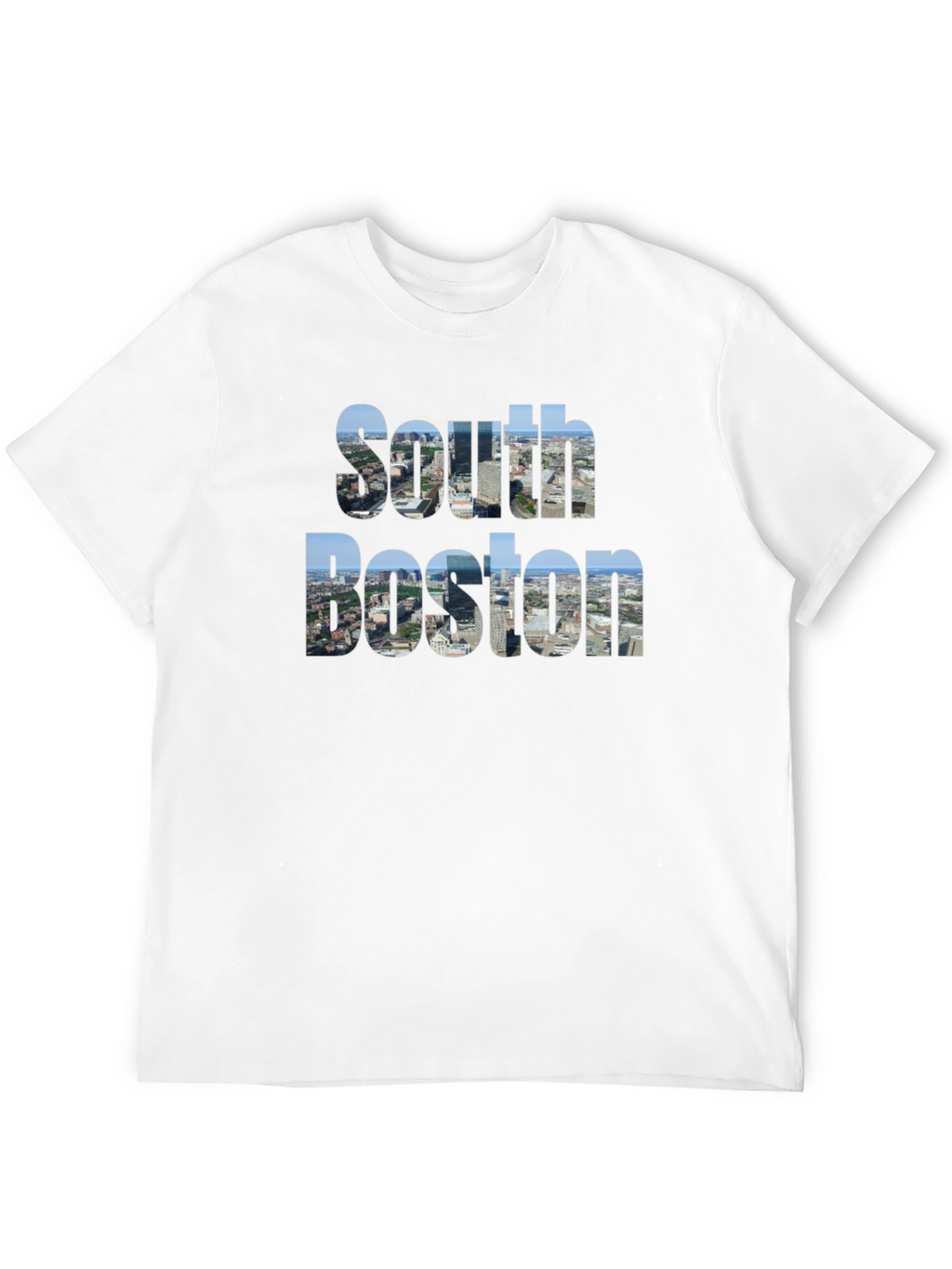 South Boston Skyline Graphic T-Shirt