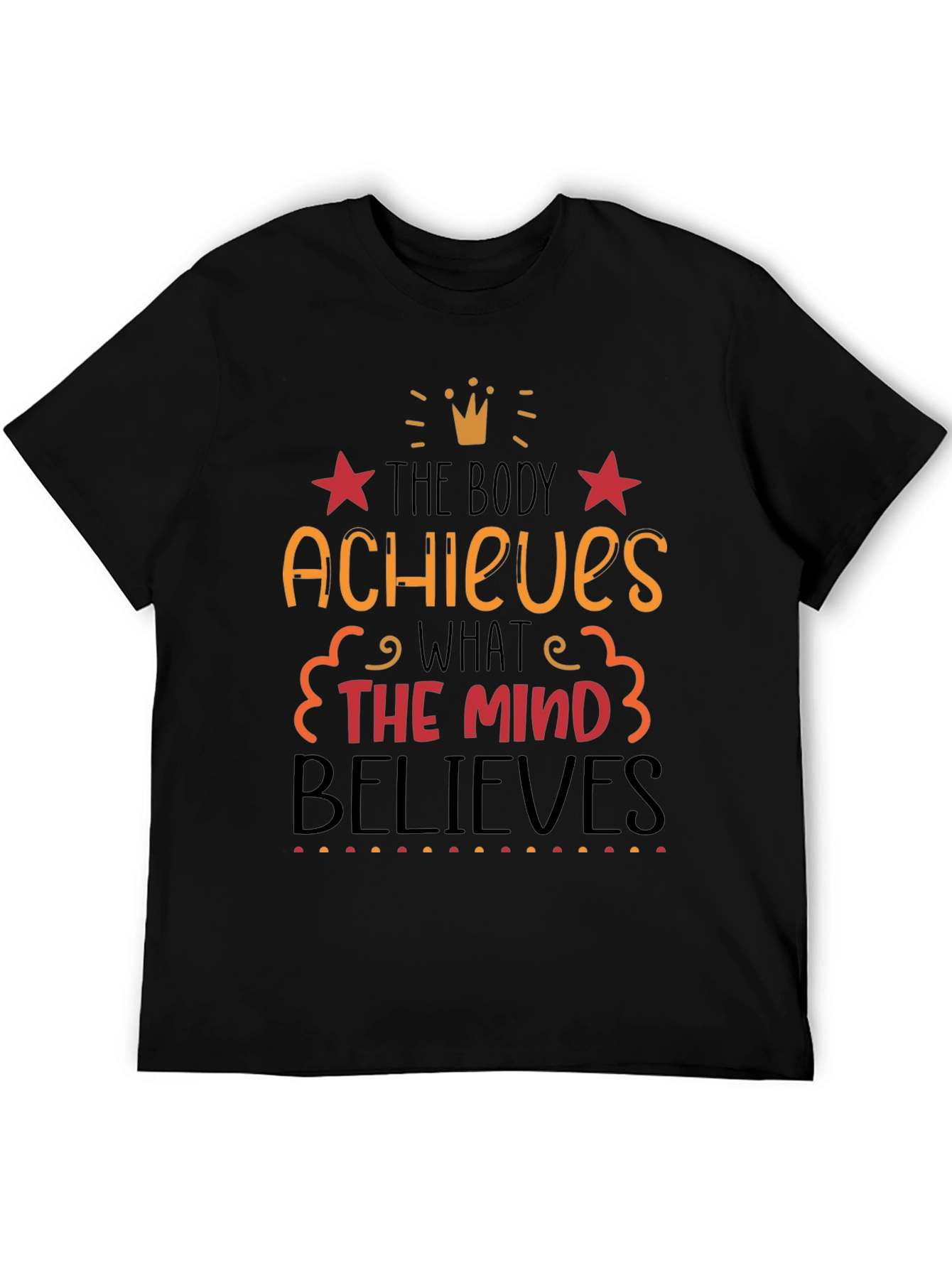 Motivational T-Shirt: Achieve & Believe