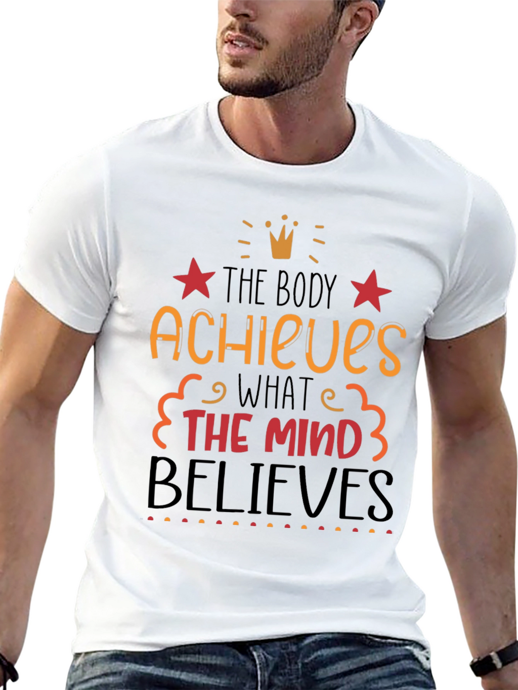 Motivational T-Shirt: Achieve & Believe