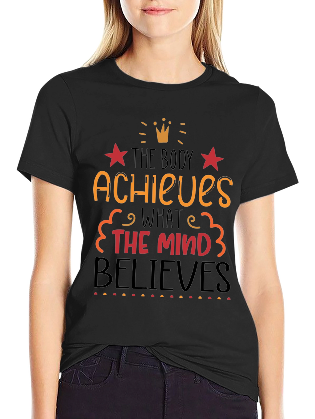 Motivational T-Shirt: Achieve & Believe