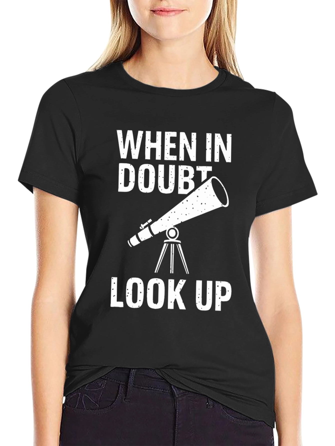 When In Doubt Look Up Graphic Tee