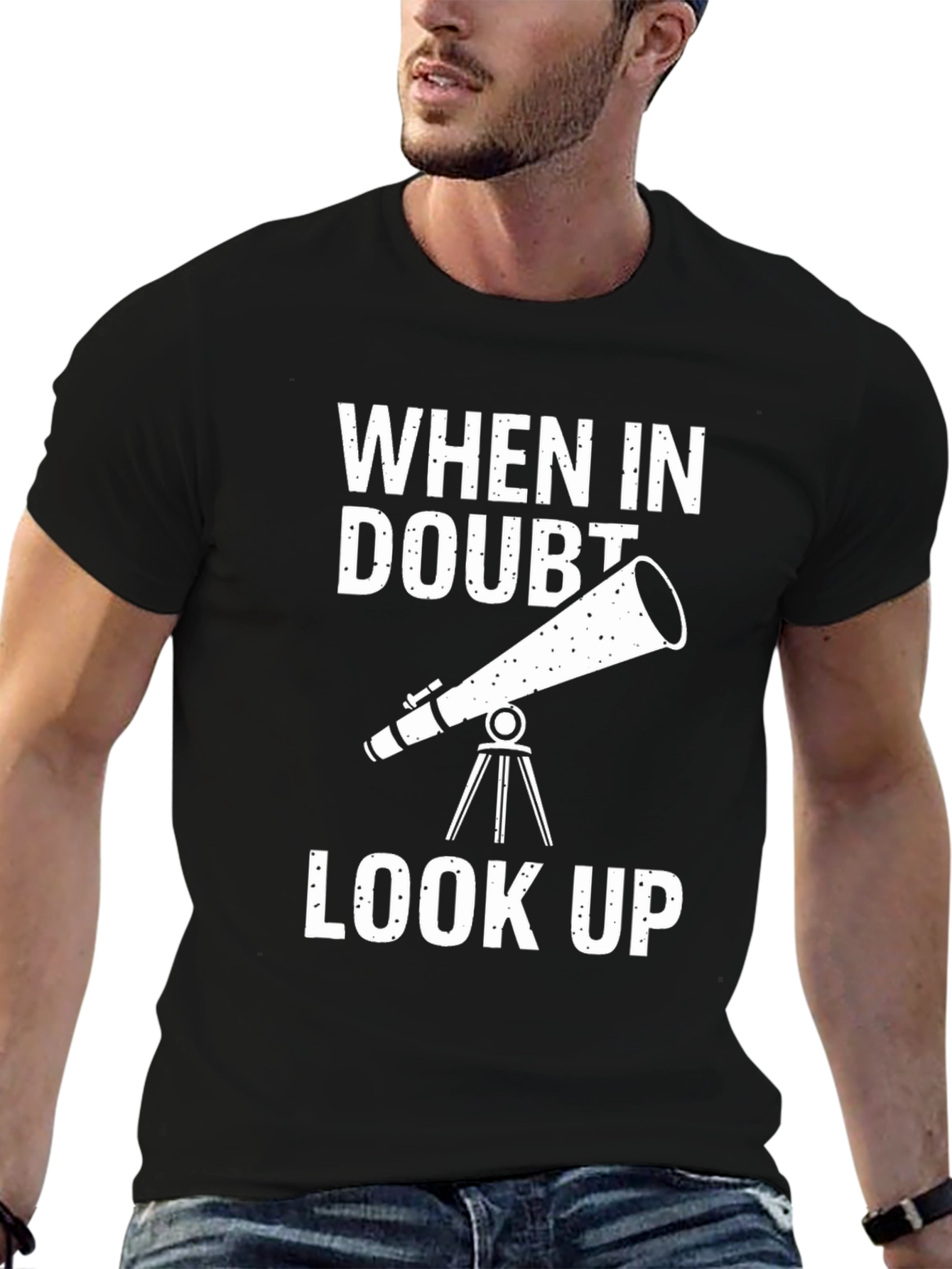 When In Doubt Look Up Graphic Tee