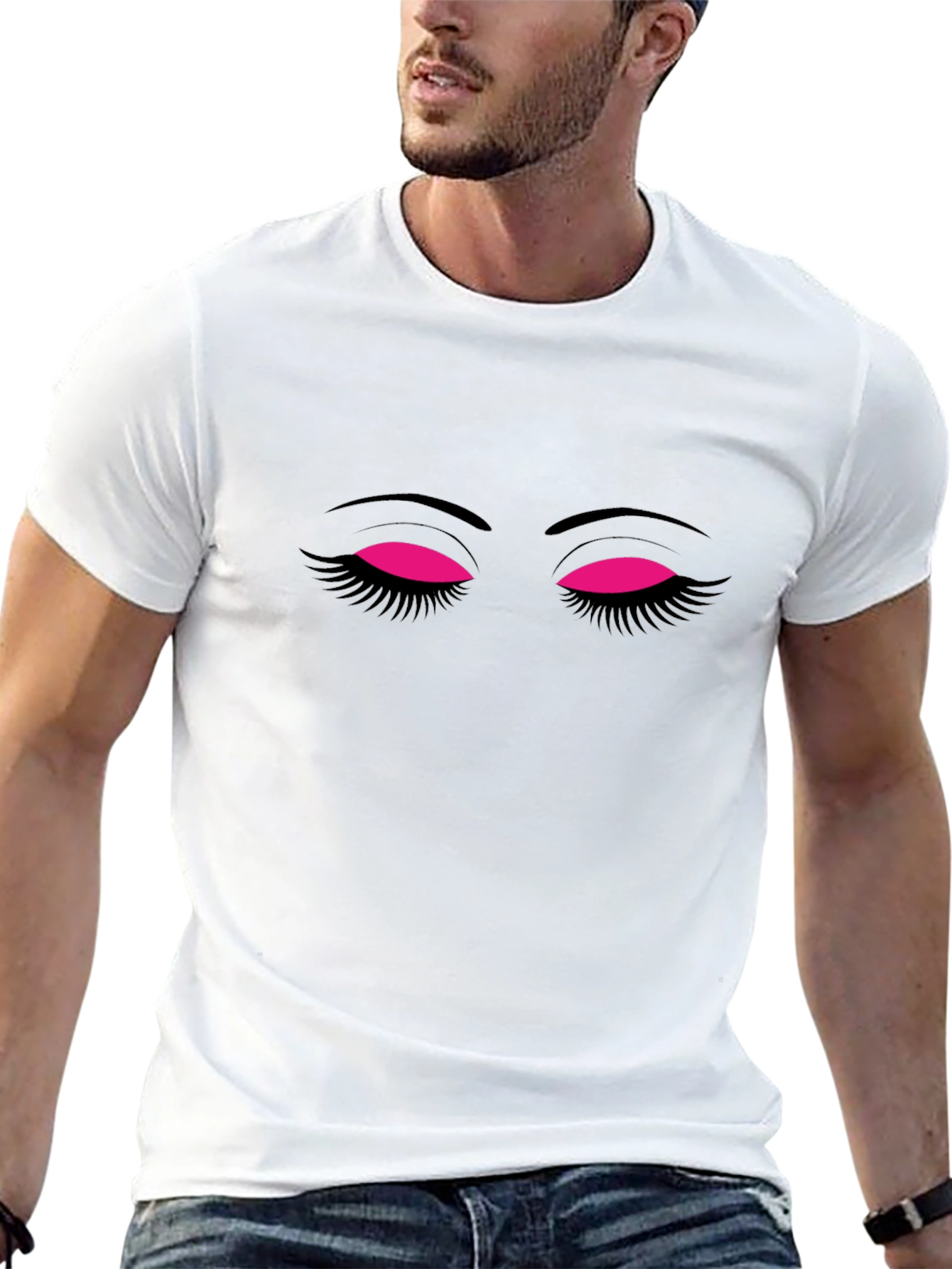 Eyes Graphic Black T-Shirt
