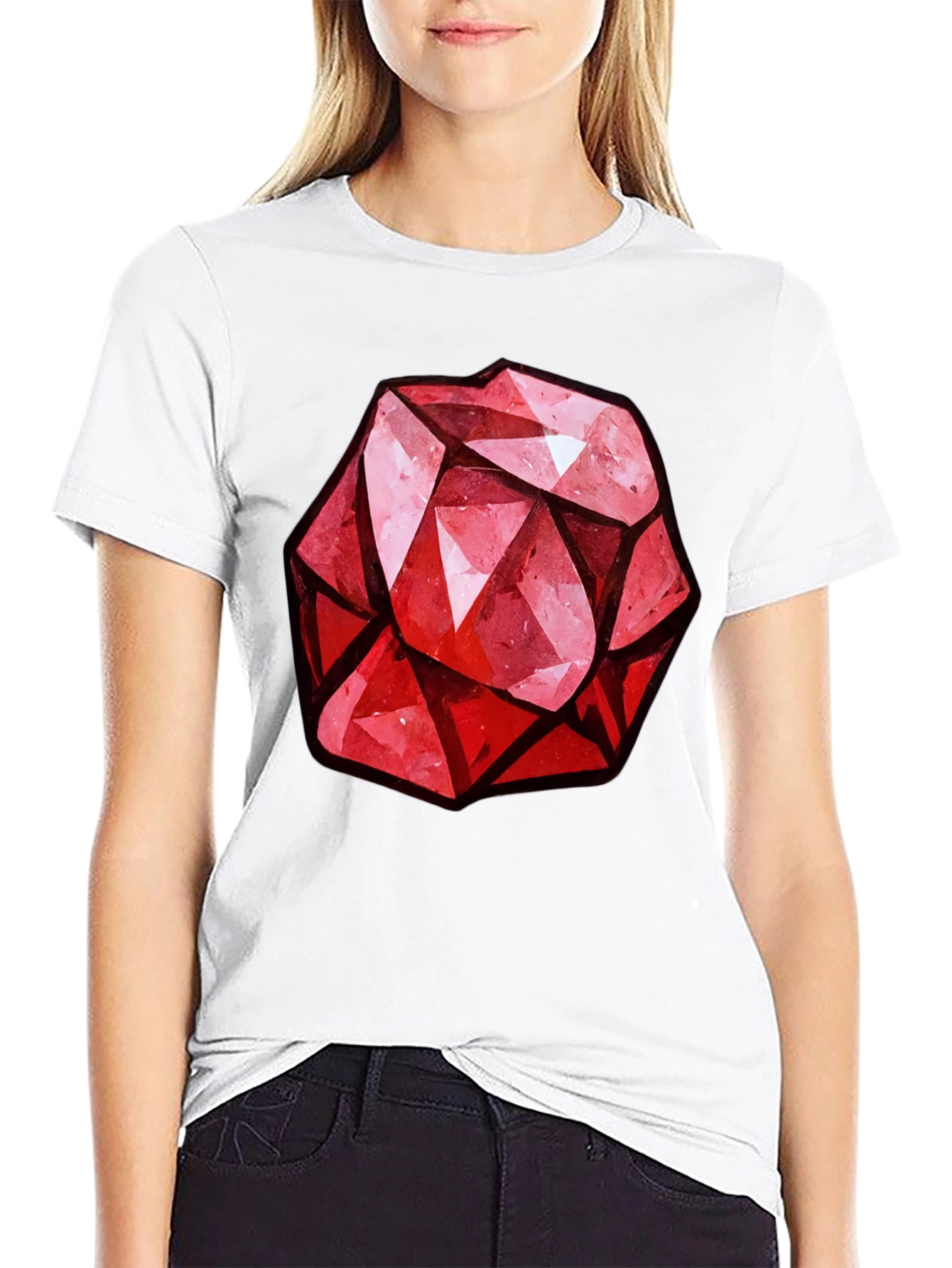 Gemstone Graphic Tee - Stylish Mens Casual Shirt