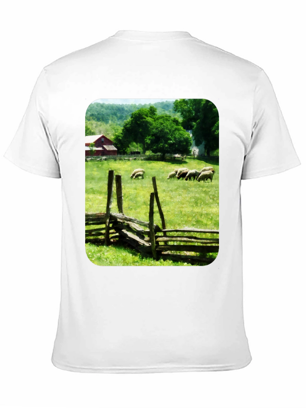 Pastoral Sheep Meadow T-Shirt