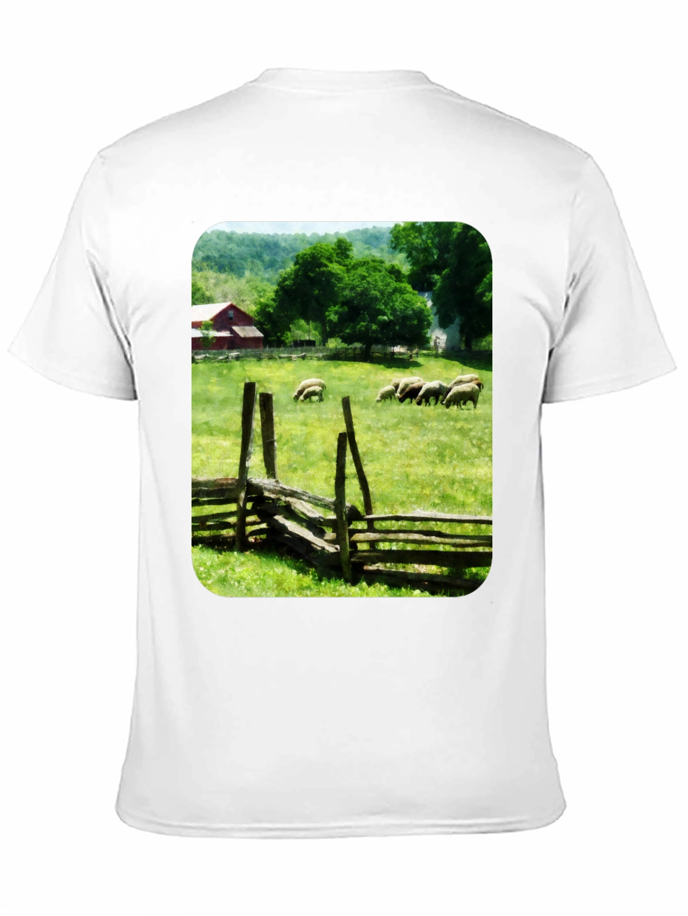Pastoral Sheep Meadow T-Shirt