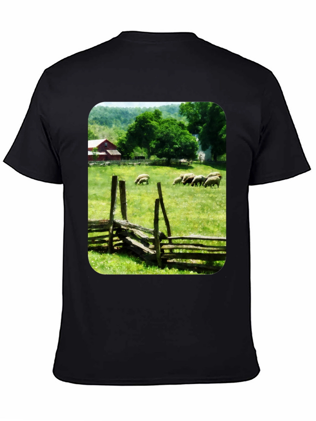Pastoral Sheep Meadow T-Shirt