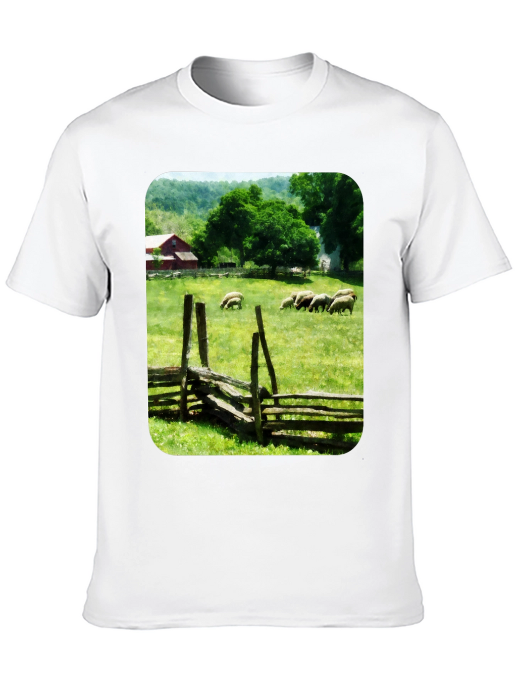 Pastoral Sheep Meadow T-Shirt