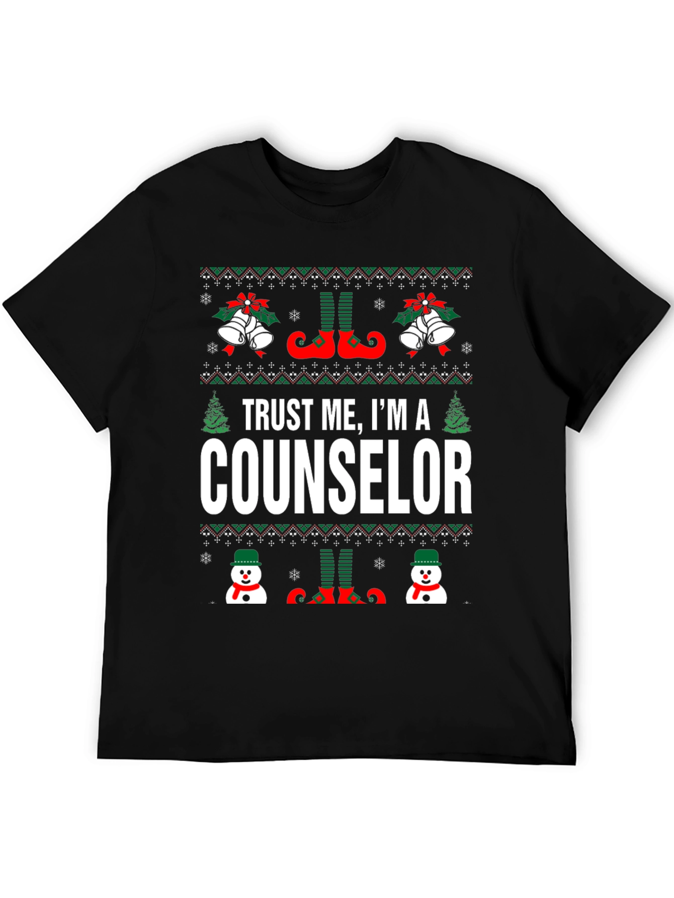 Trust Me Counselor Christmas Graphic Tee