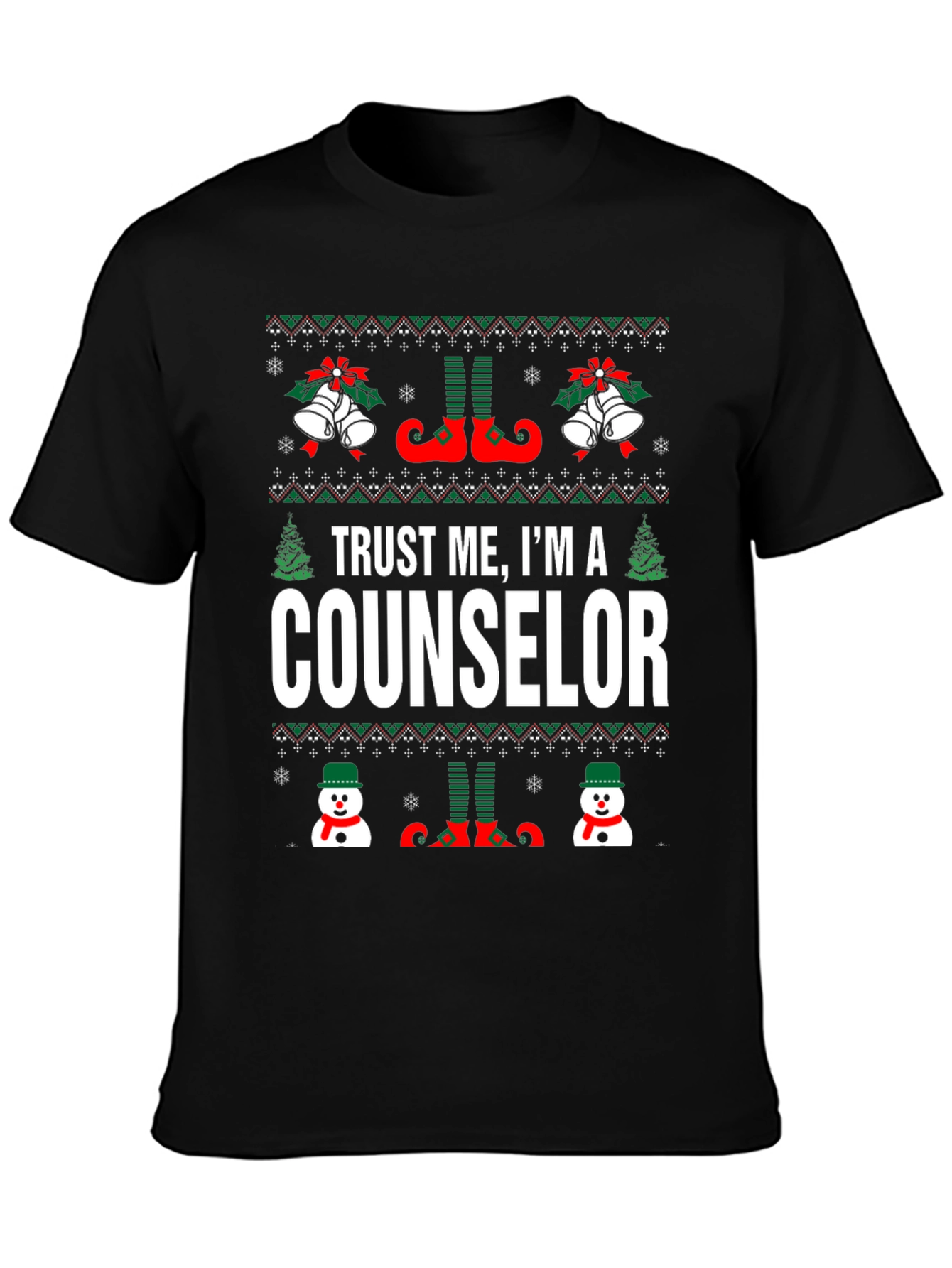 Trust Me Counselor Christmas Graphic Tee