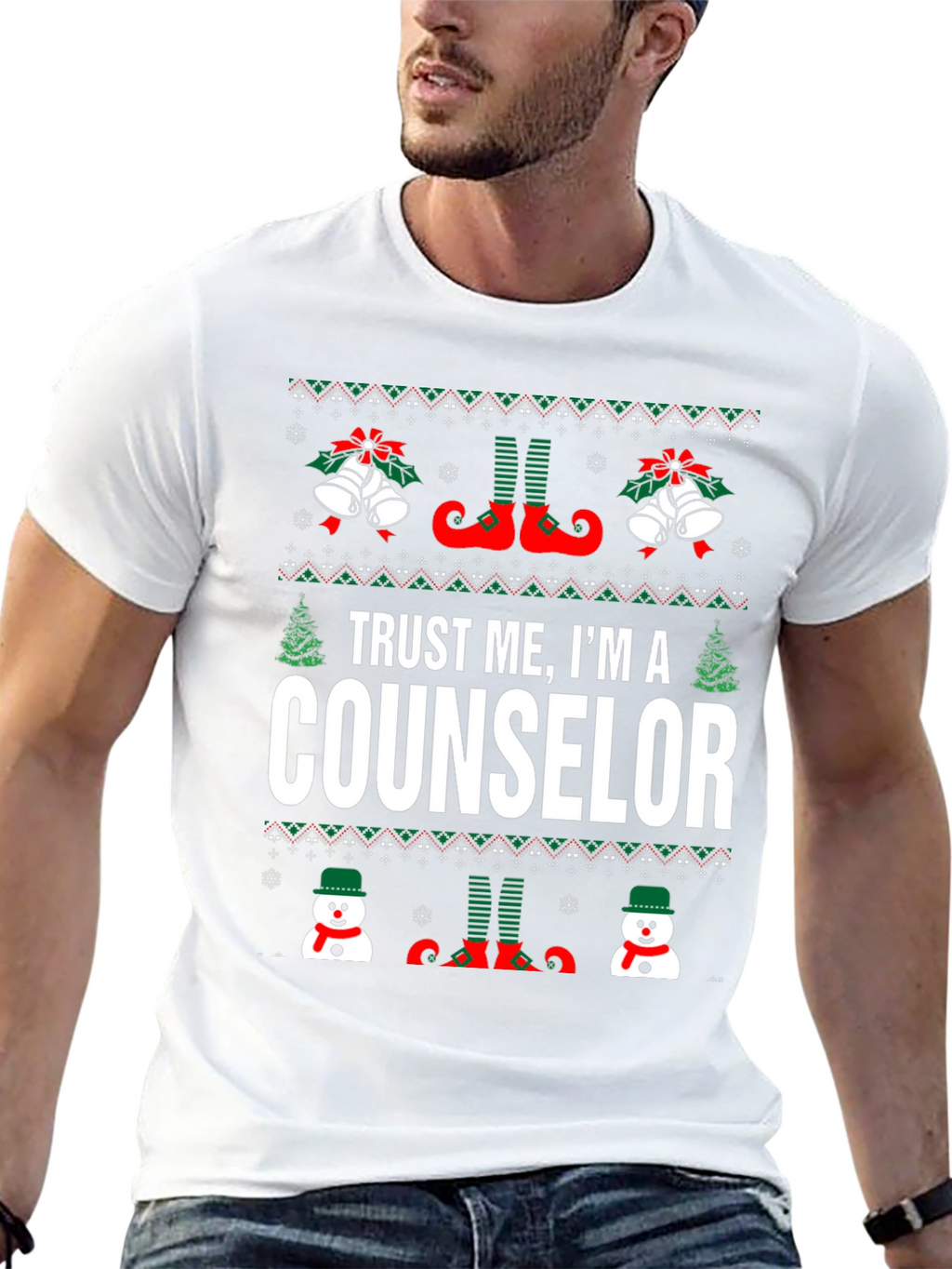 Trust Me Counselor Christmas Graphic Tee