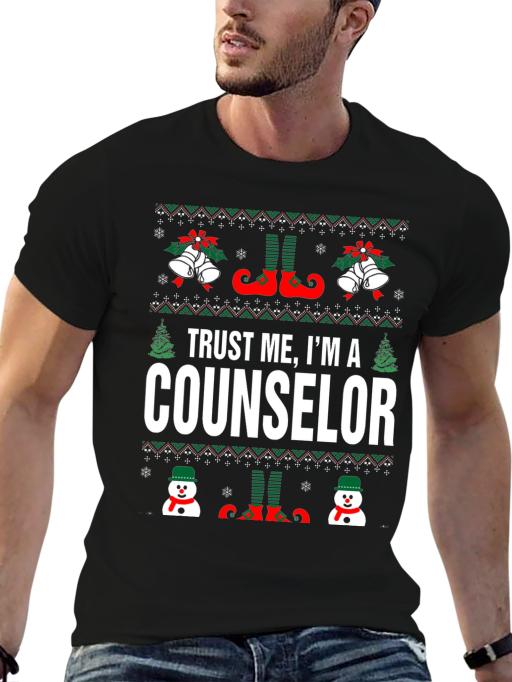Trust Me Counselor Christmas Graphic Tee