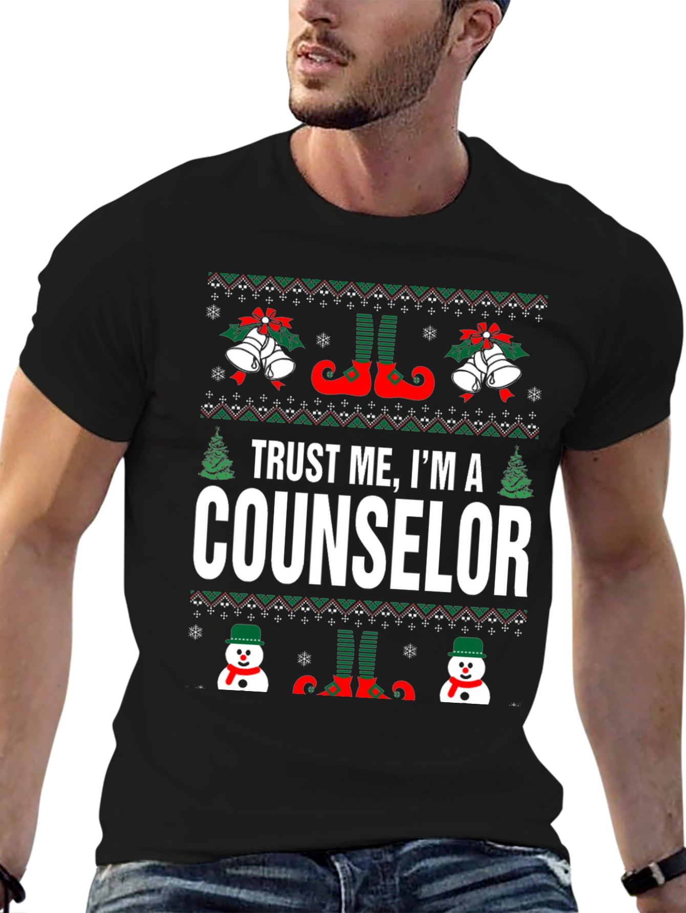 Trust Me Counselor Christmas Graphic Tee