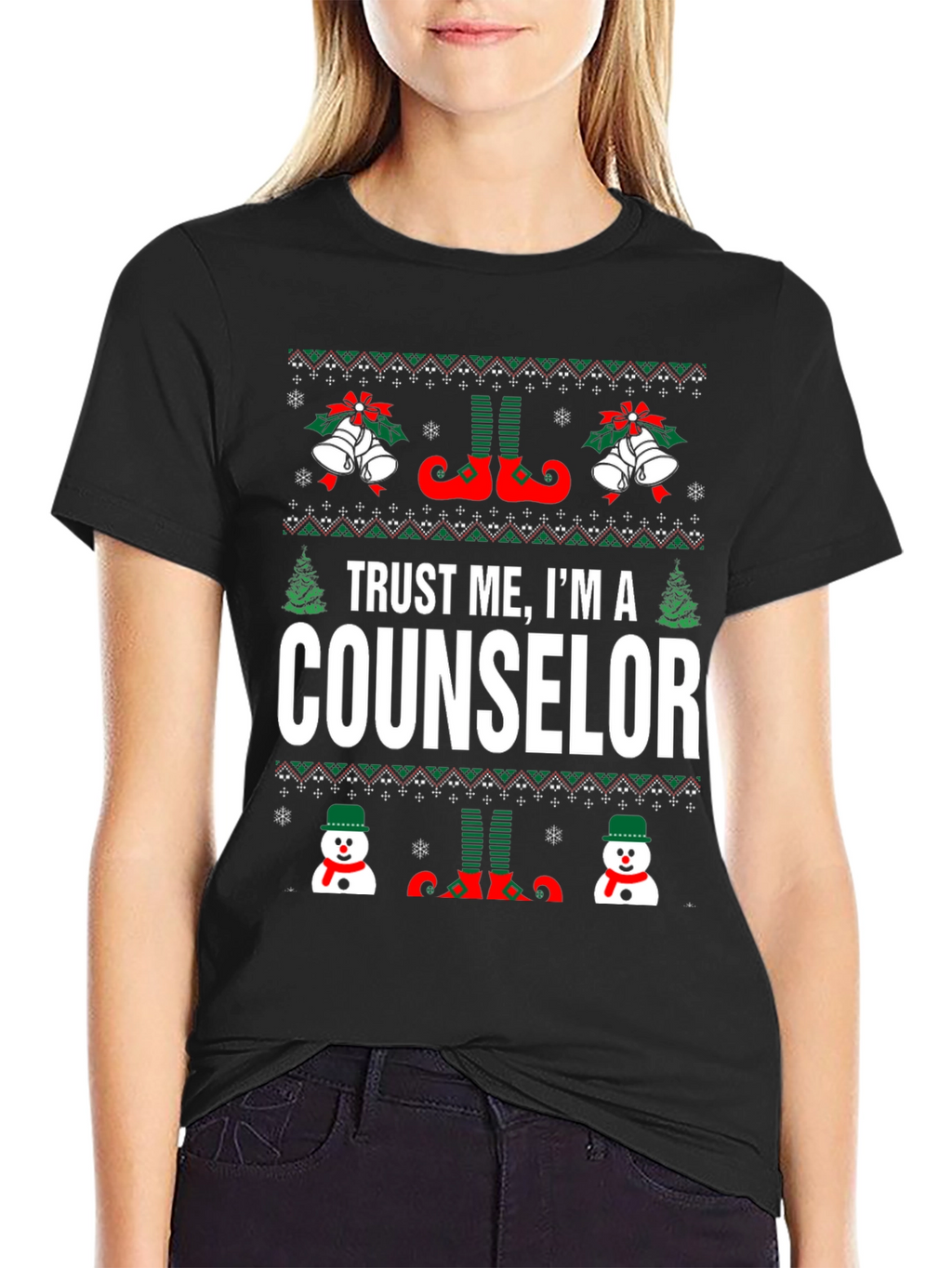 Trust Me Counselor Christmas Graphic Tee
