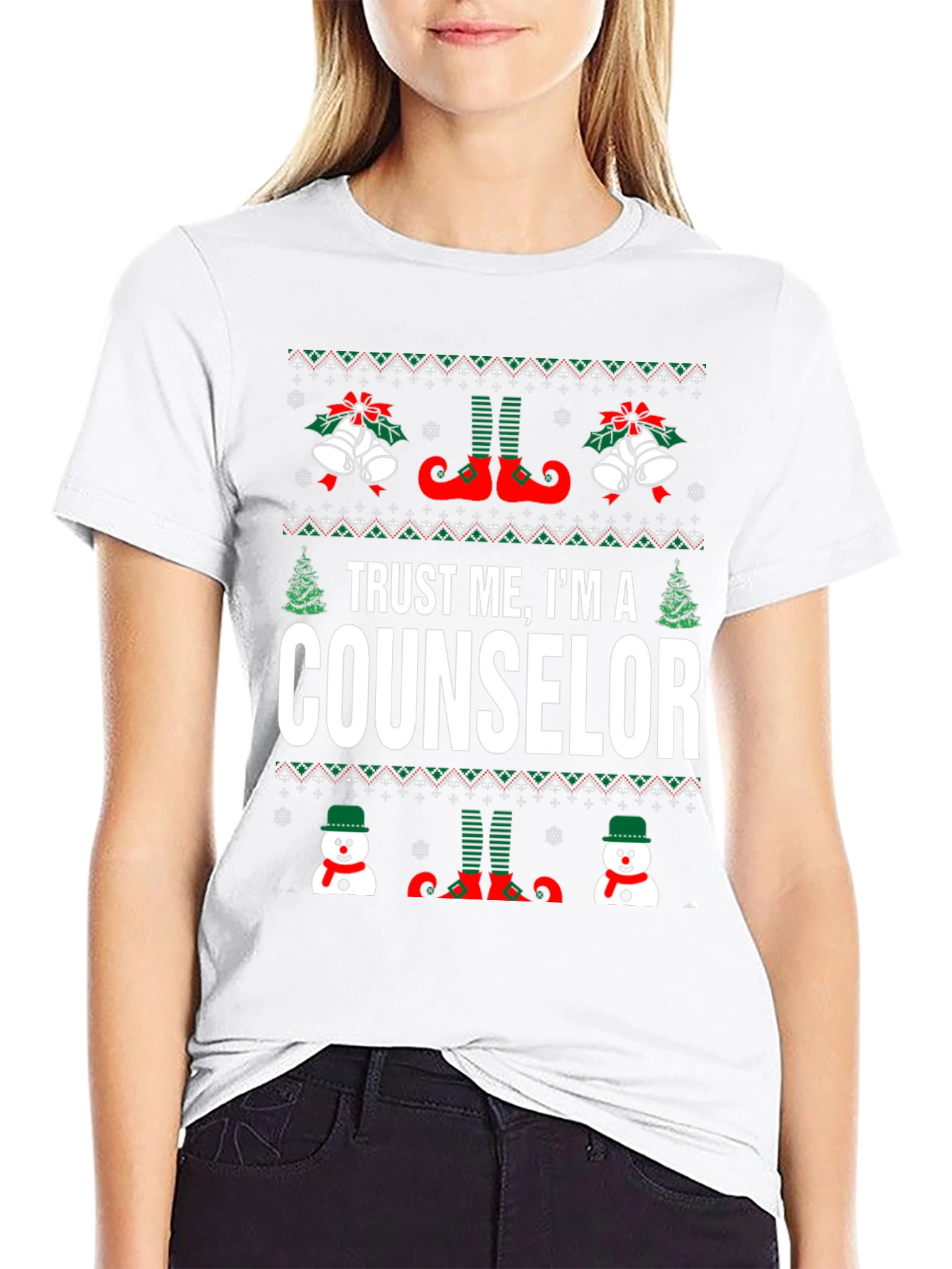 Trust Me Counselor Christmas Graphic Tee