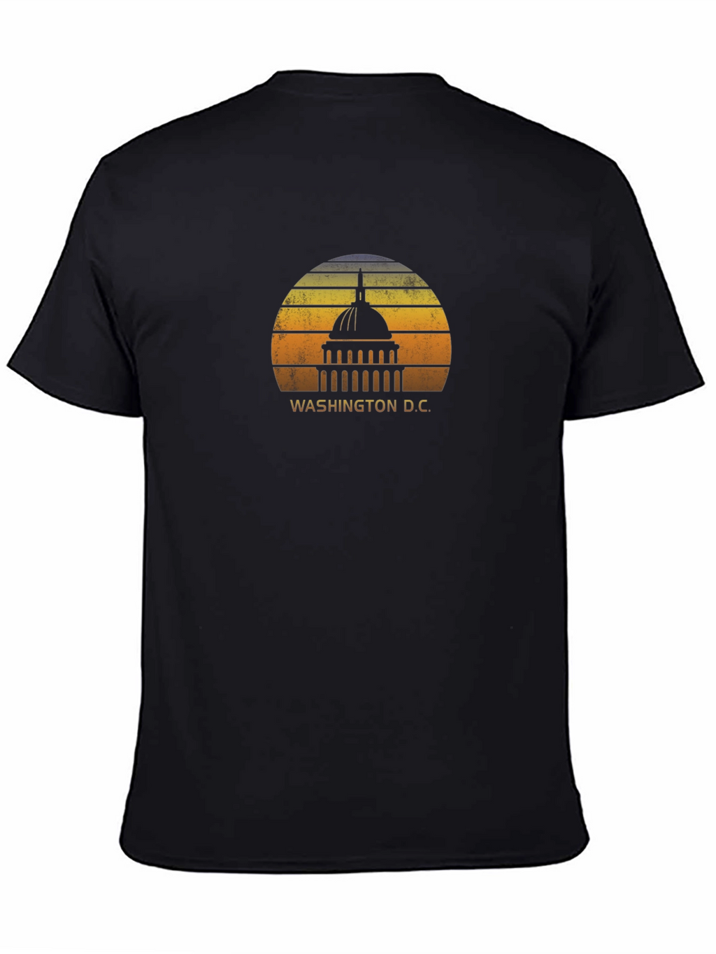 Washington D.C. Capitol Building Retro T-Shirt