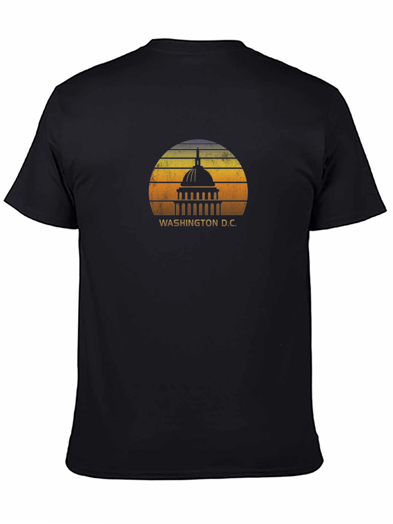 Washington D.C. Capitol Building Retro T-Shirt