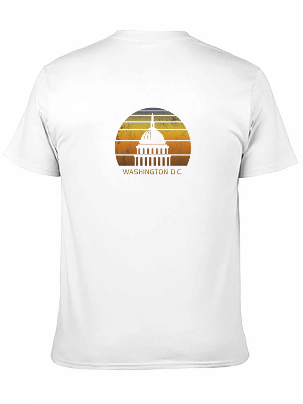 Washington D.C. Capitol Building Retro T-Shirt