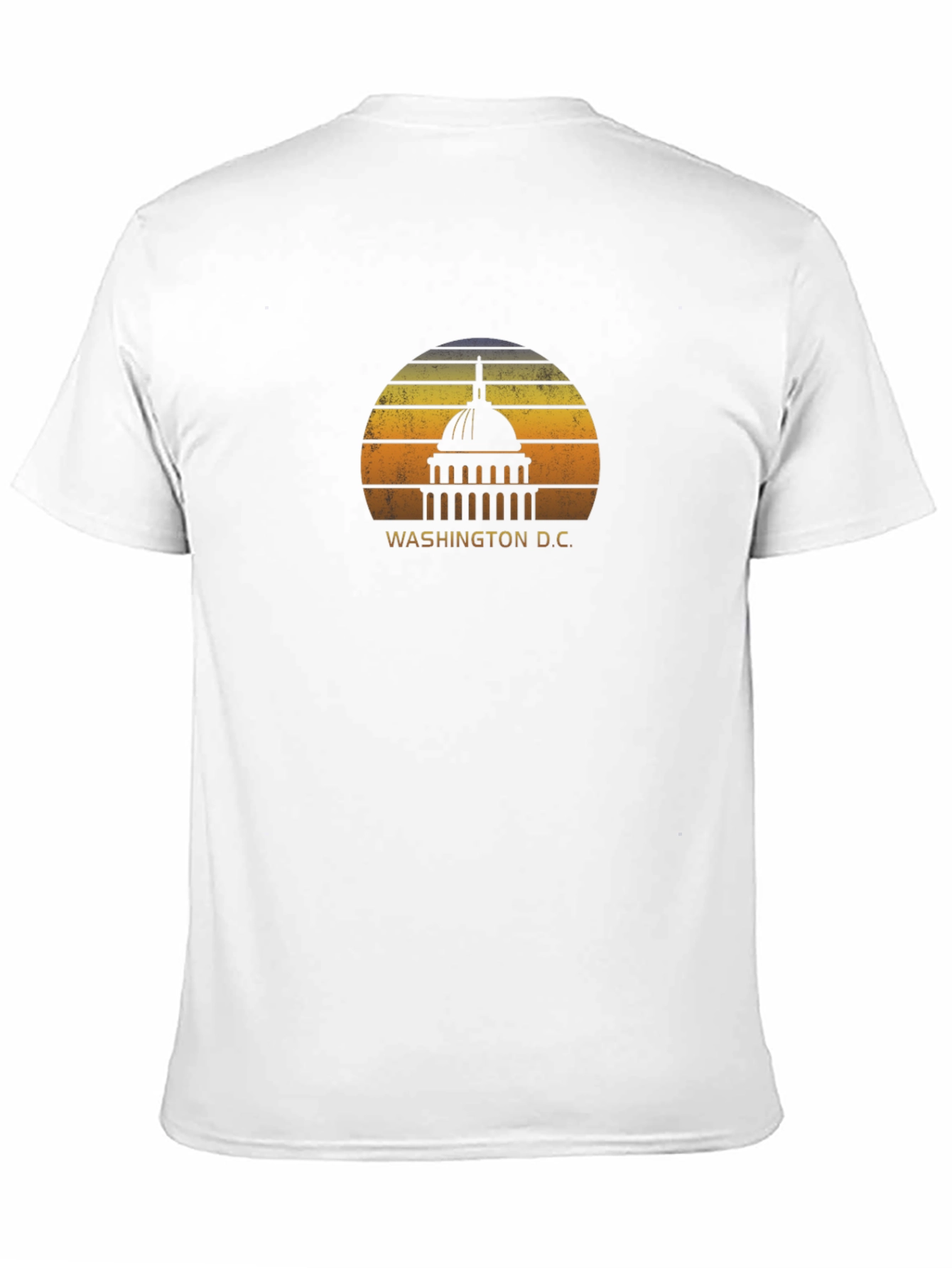Washington D.C. Capitol Building Retro T-Shirt