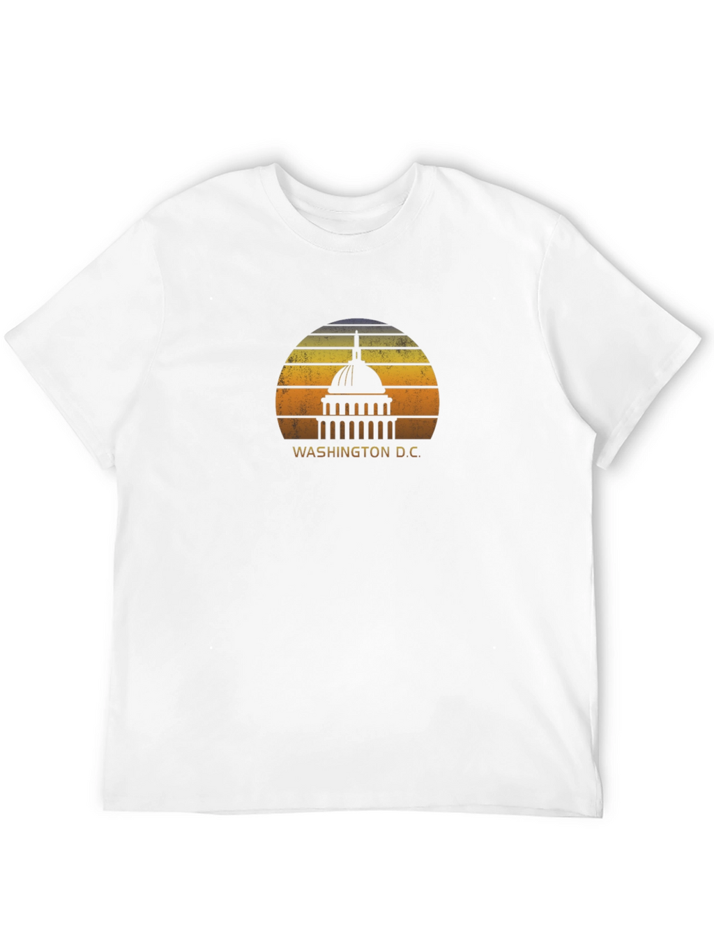 Washington D.C. Capitol Building Retro T-Shirt