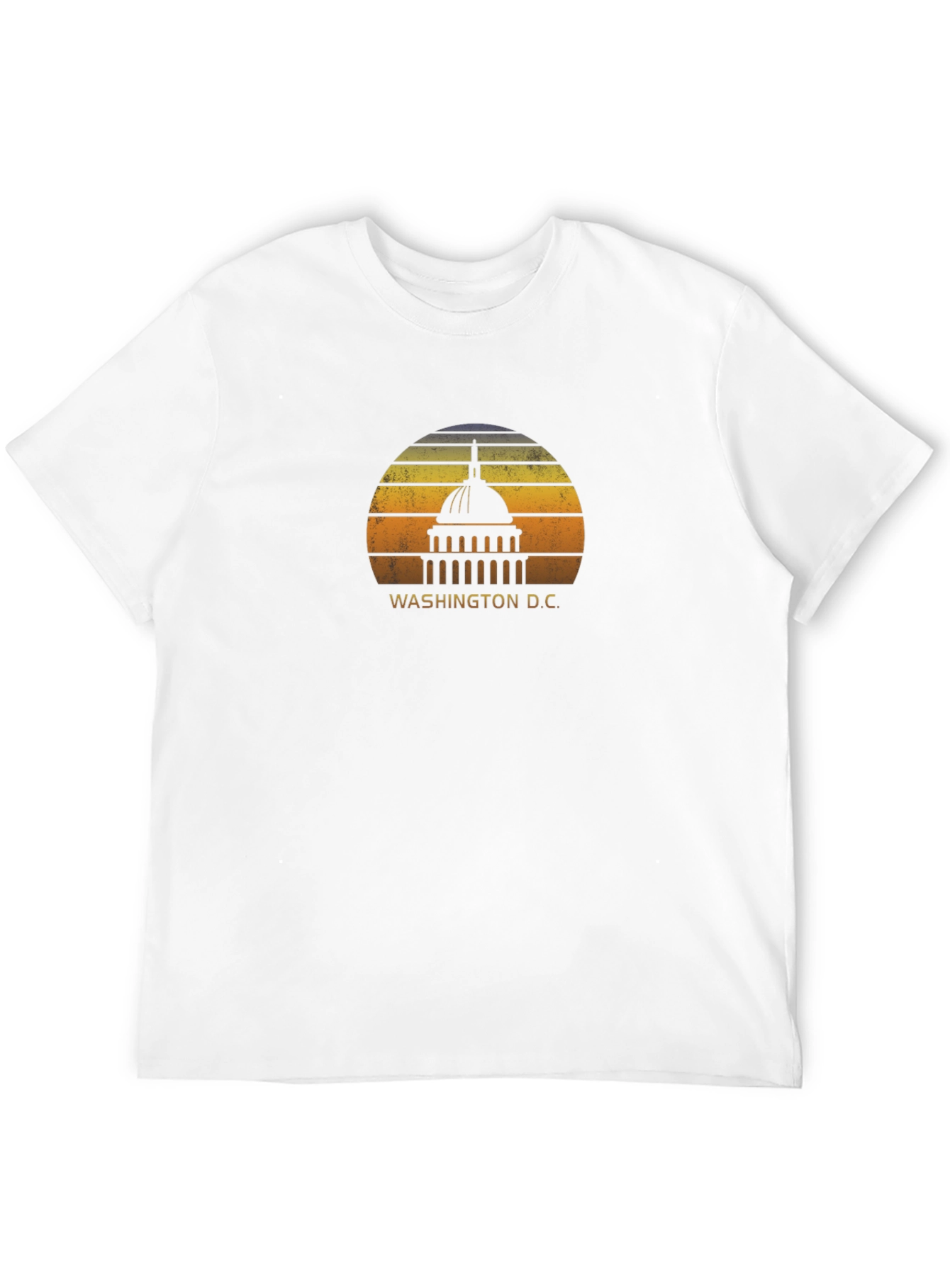 Washington D.C. Capitol Building Retro T-Shirt