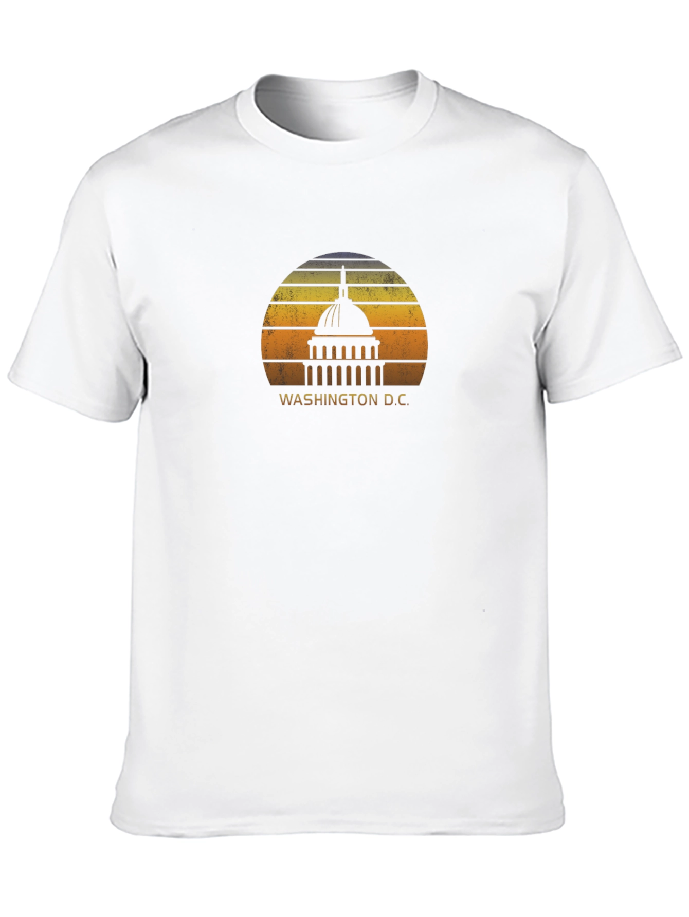 Washington D.C. Capitol Building Retro T-Shirt