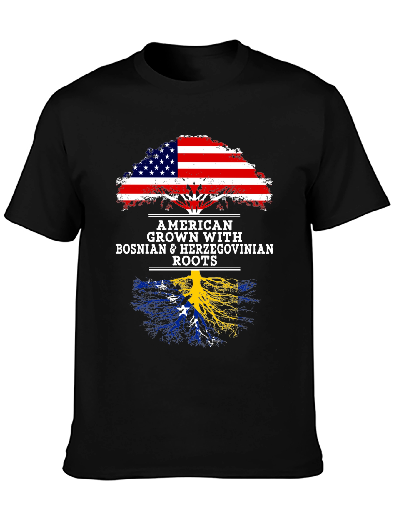 American Grown Bosnian Roots T-Shirt