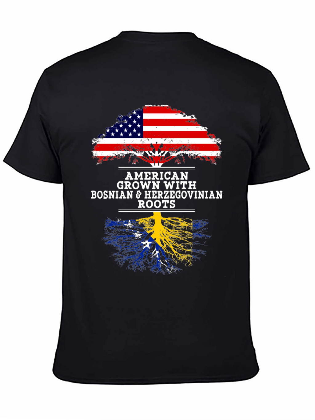 American Grown Bosnian Roots T-Shirt