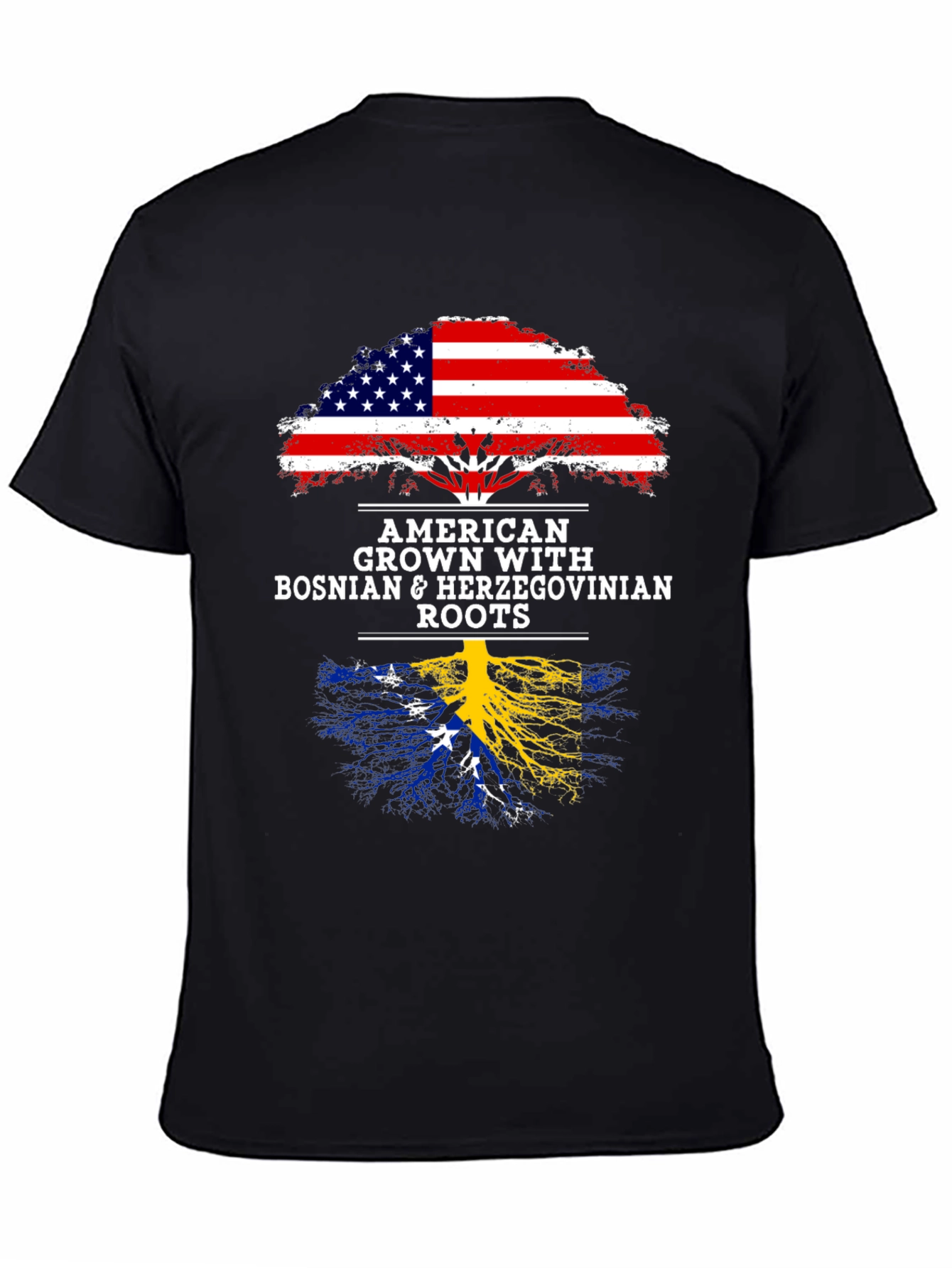 American Grown Bosnian Roots T-Shirt