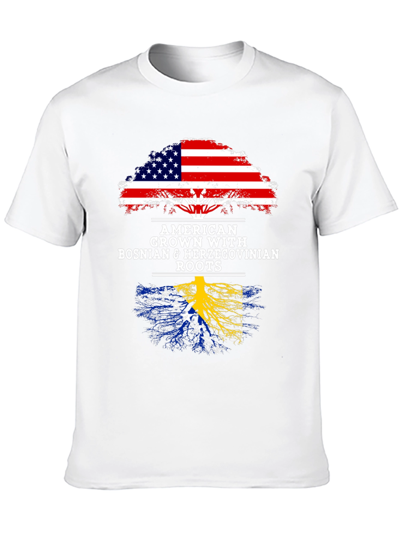 American Grown Bosnian Roots T-Shirt