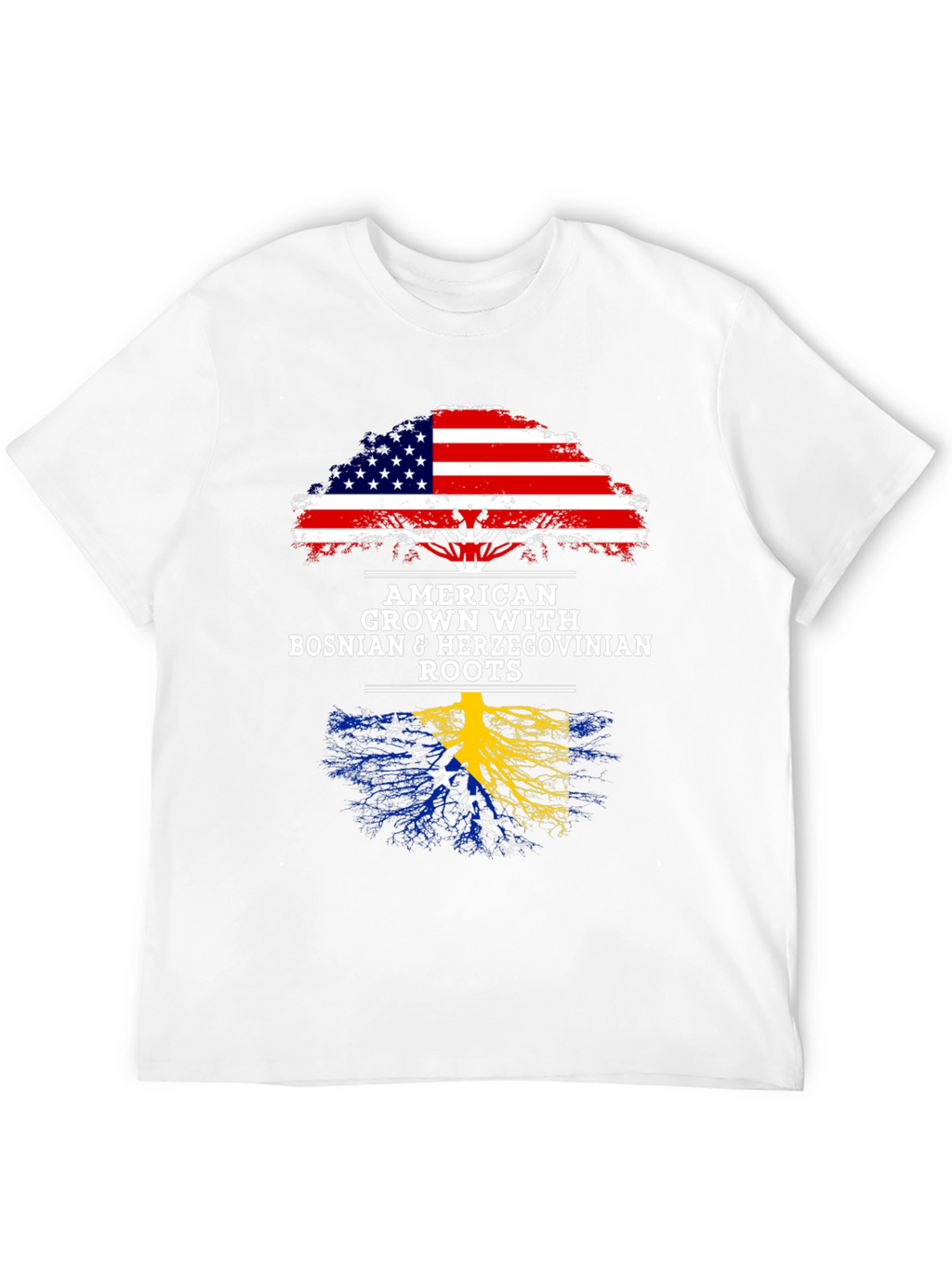 American Grown Bosnian Roots T-Shirt