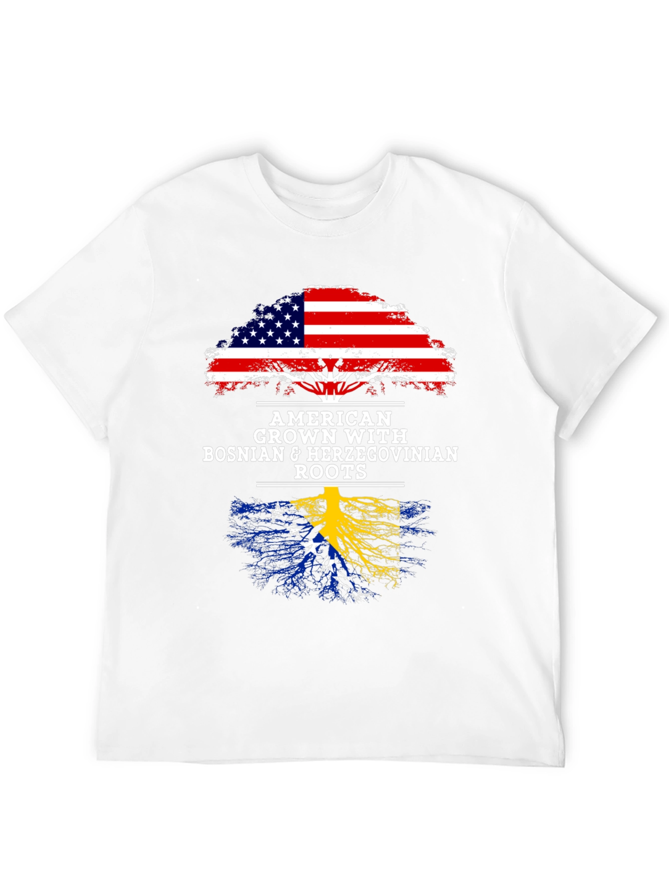 American Grown Bosnian Roots T-Shirt