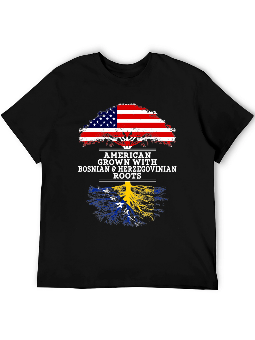 American Grown Bosnian Roots T-Shirt