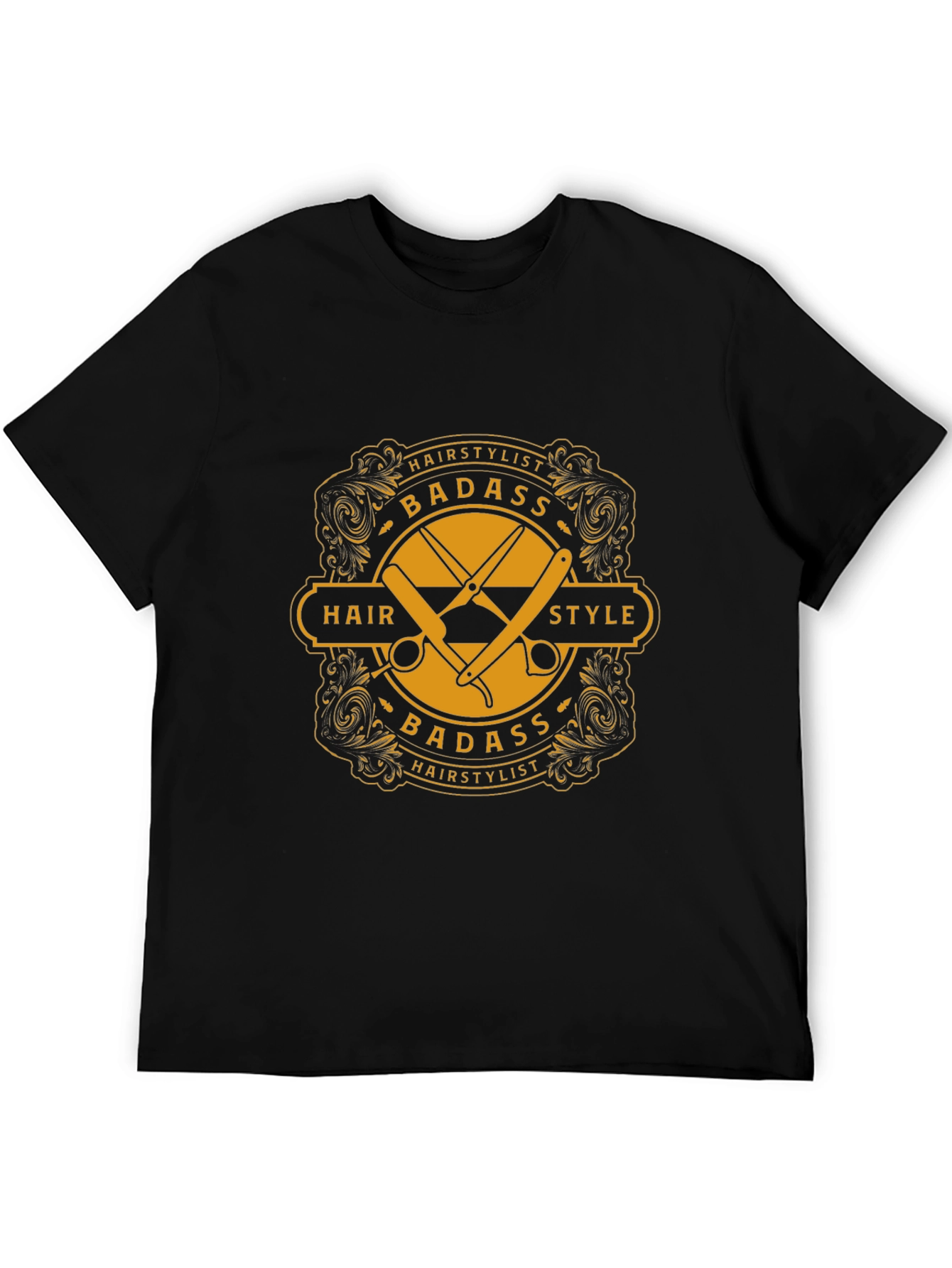 Badass Hairstylist Graphic T-Shirt - Hair Style Tee