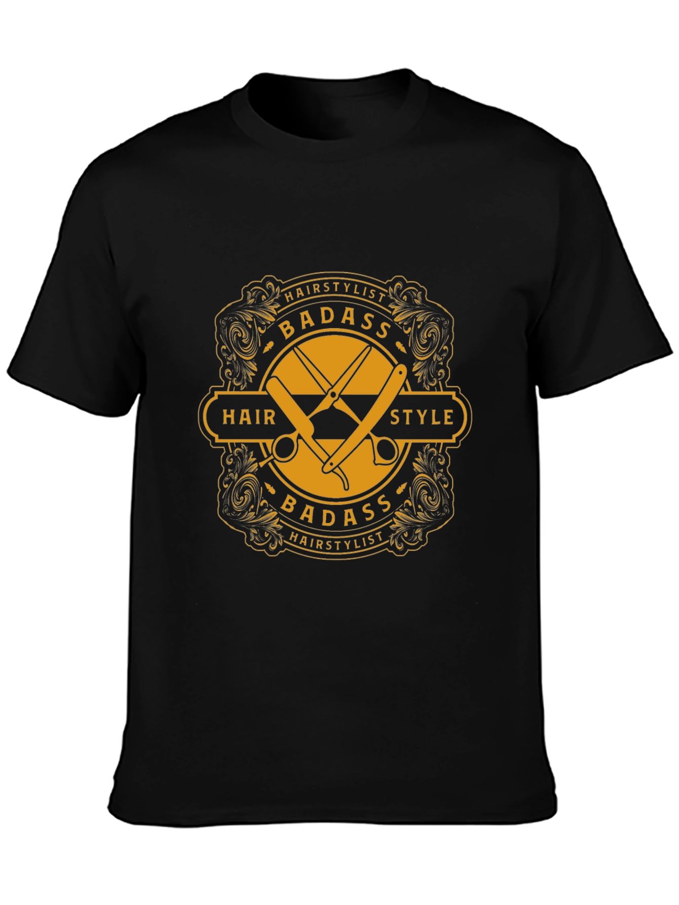 Badass Hairstylist Graphic T-Shirt - Hair Style Tee