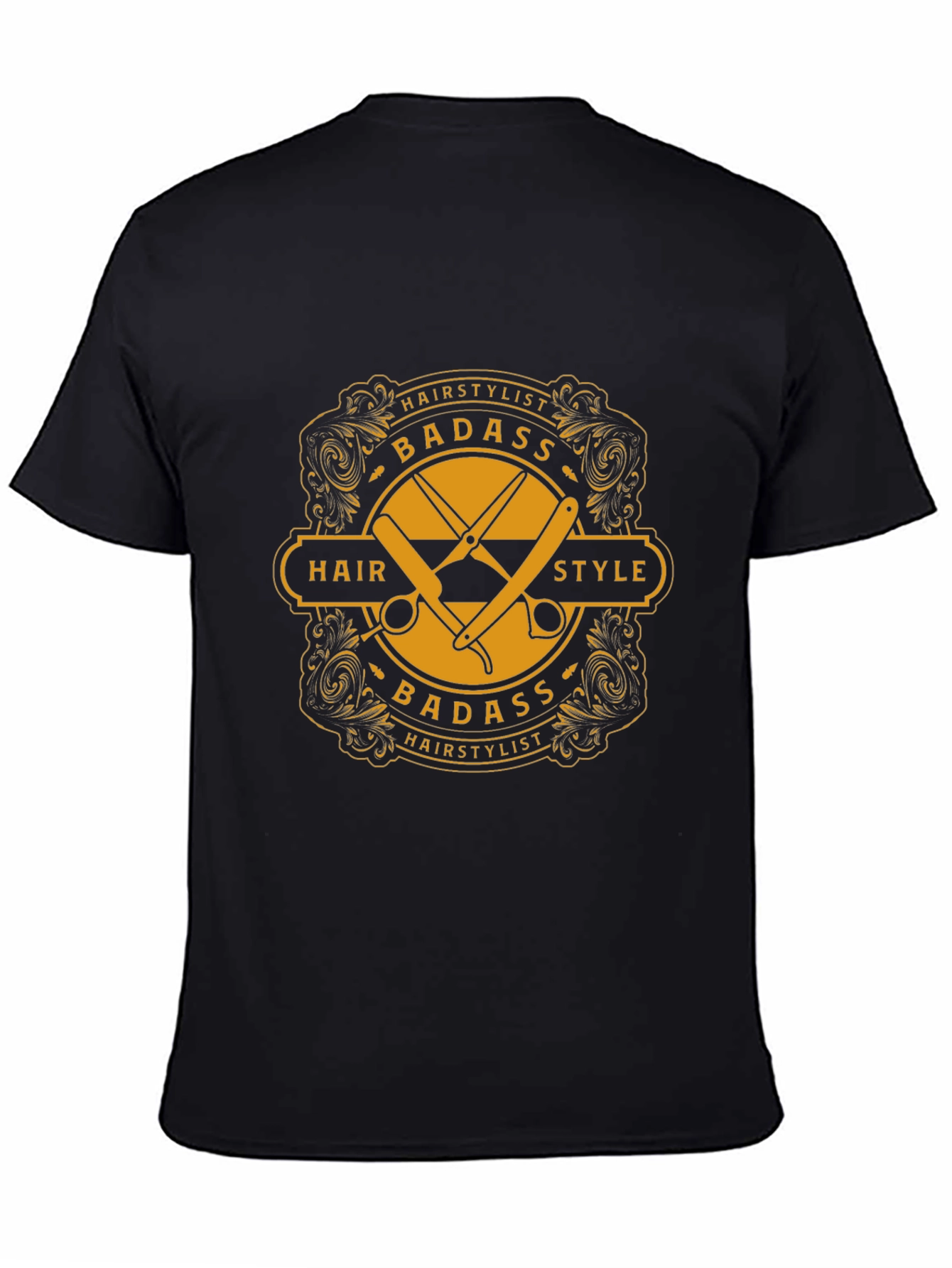 Badass Hairstylist Graphic T-Shirt - Hair Style Tee