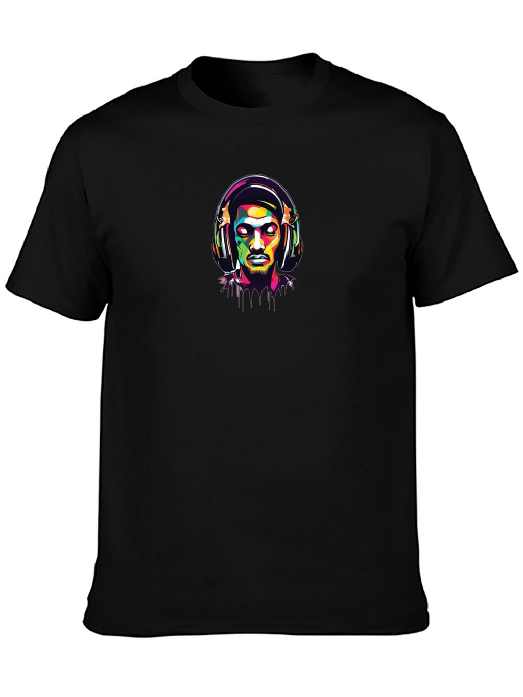 Cool Pop Art Headphone T-Shirt