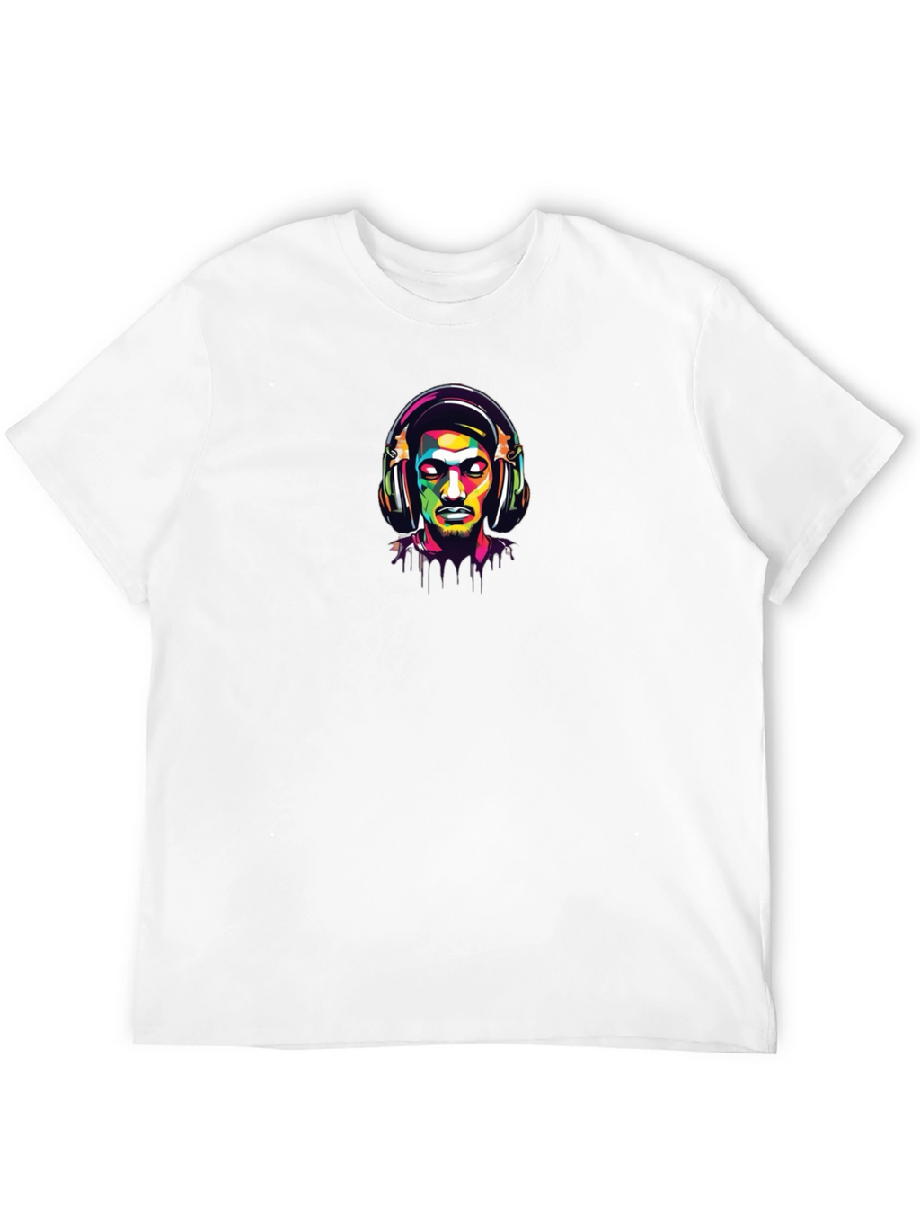 Cool Pop Art Headphone T-Shirt