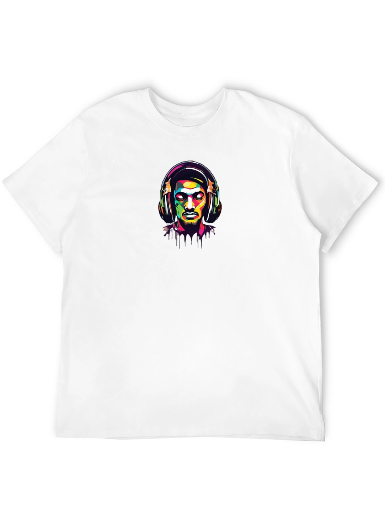 Cool Pop Art Headphone T-Shirt